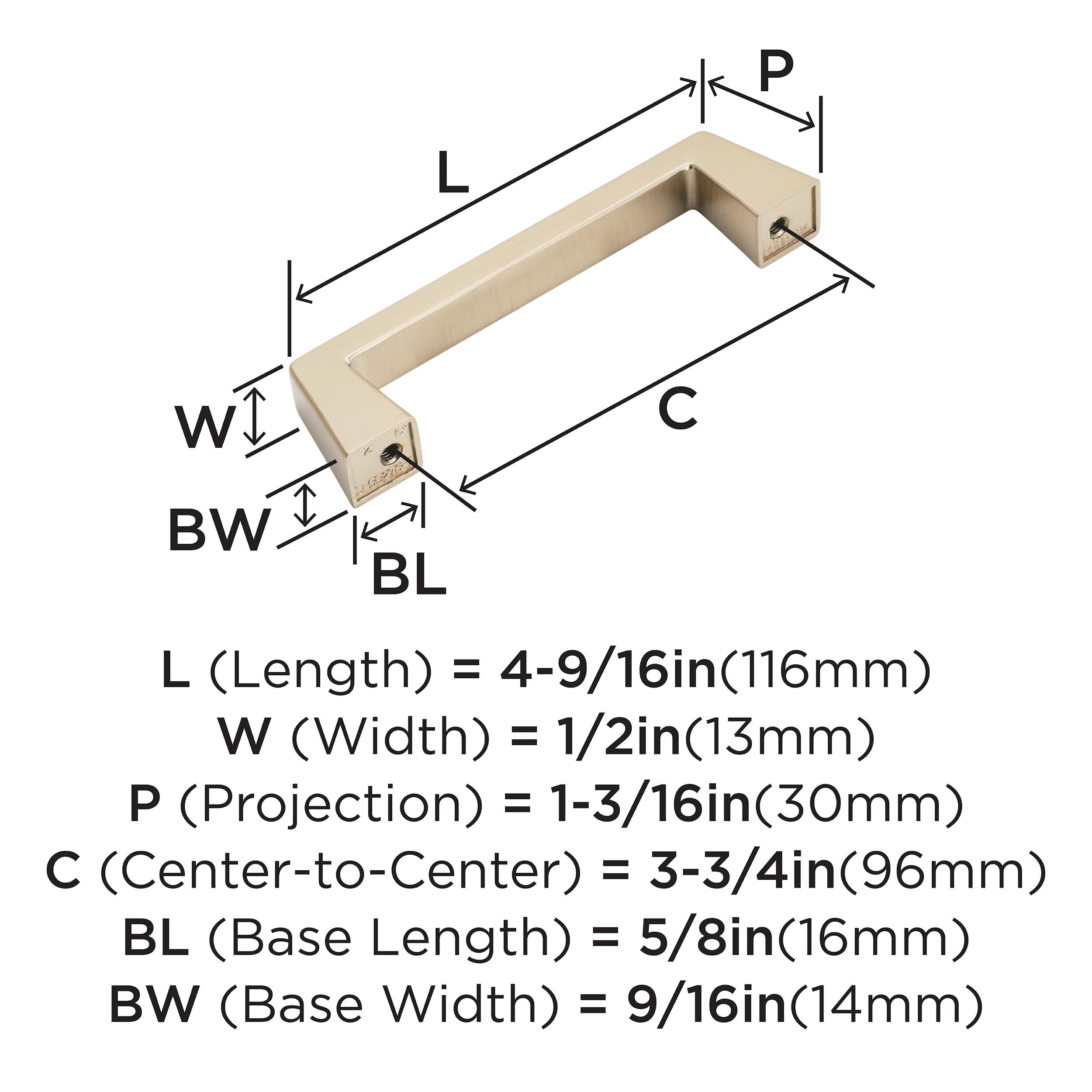 Blackrock 3 3/4" Center to Center Bar Pull