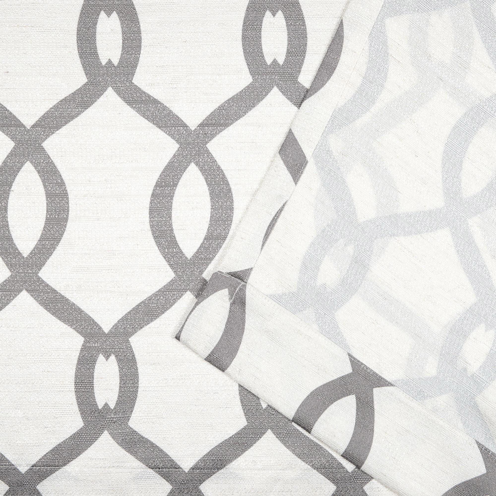 Set of 2 63"x54" Kochi Linen Blend Grommet Top Window Curtain Panel Black Pearl - Exclusive Home