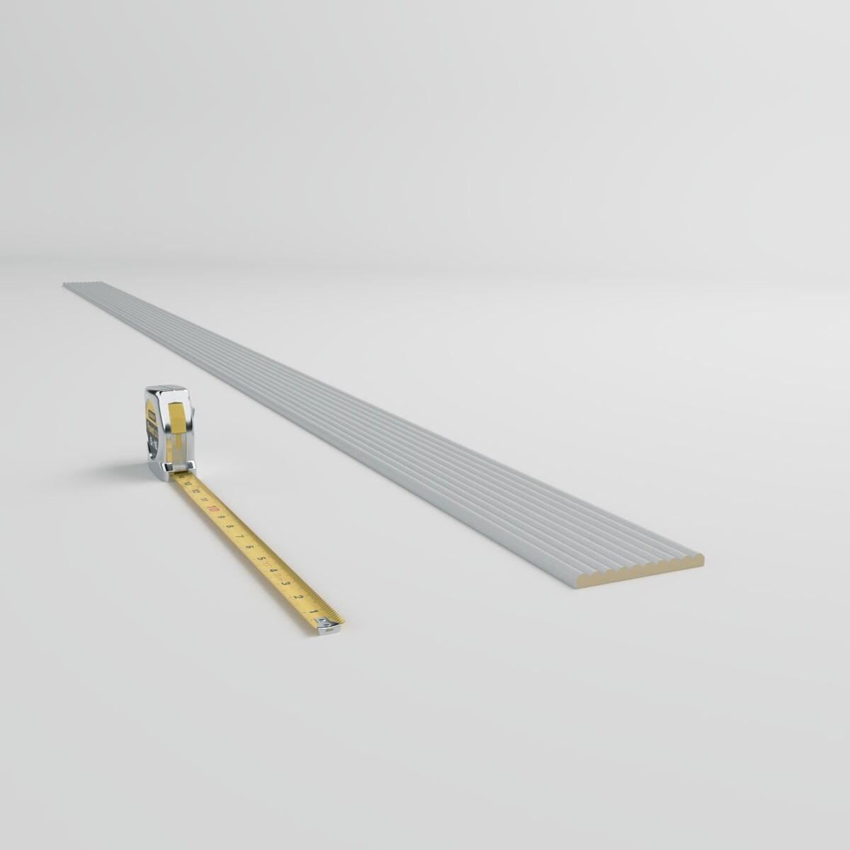 Ekena Millwork 4"H x 3/8"P x 94 1/2"L Fluted Panel Moulding