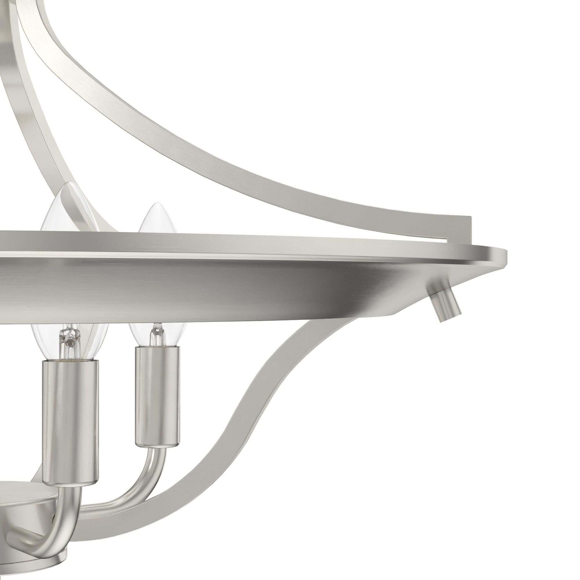 Hunter Fan Perch Point 4 Light Semi Flush Mount