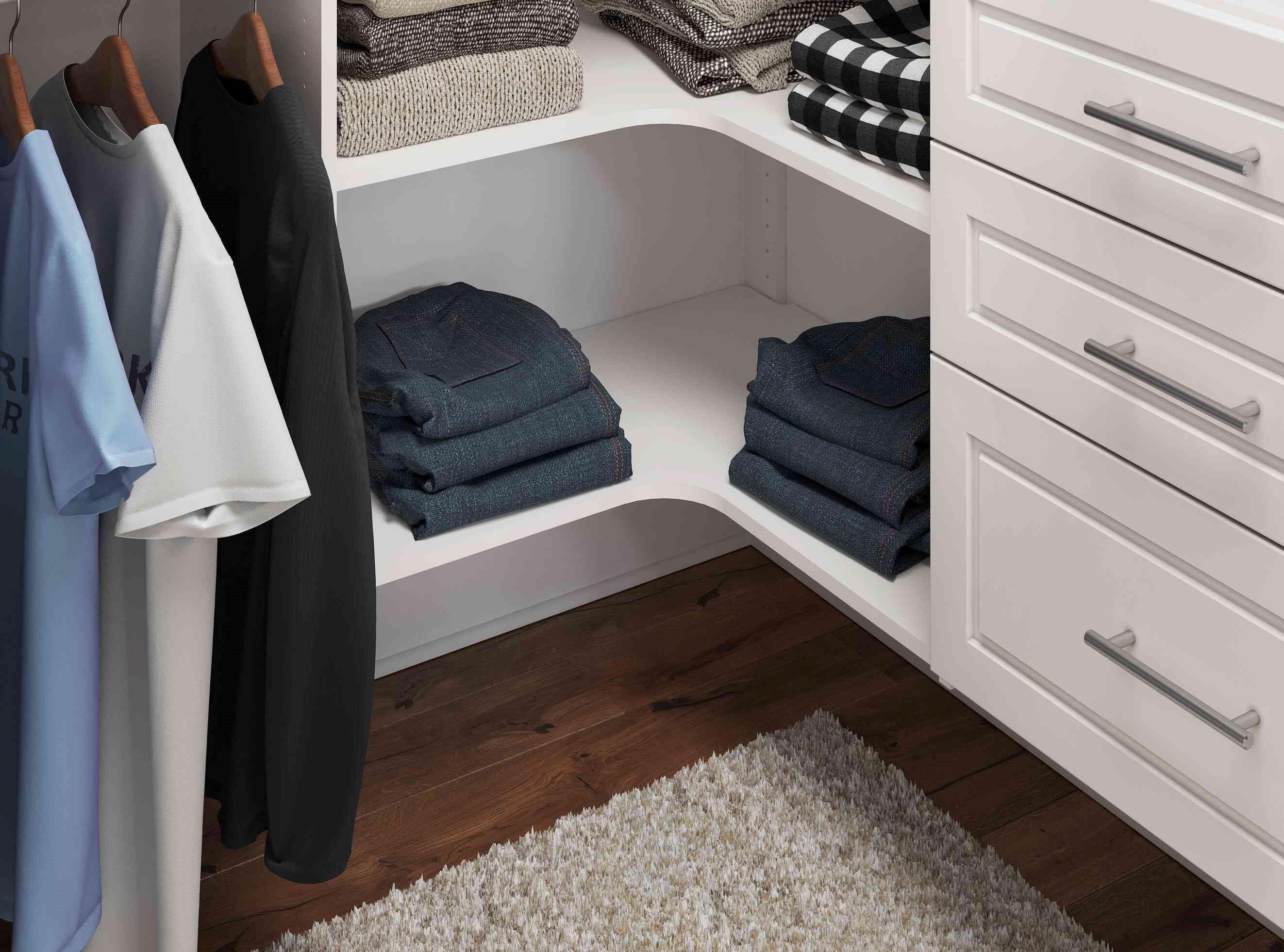 Easy Track Closet Easy Track Corner Shelves  RS3003