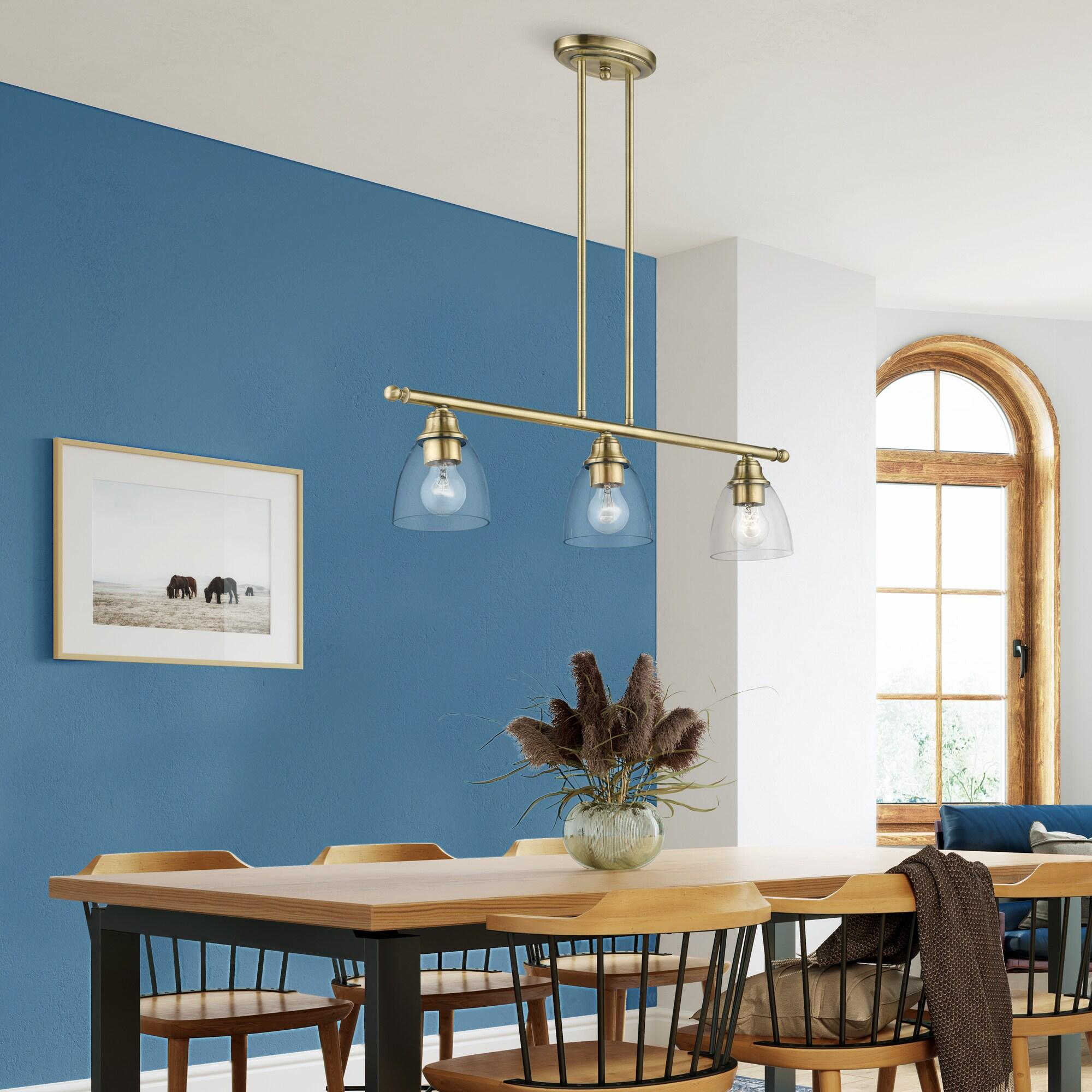 Livex Lighting Montgomery 3 - Light Chandelier in  Antique Brass