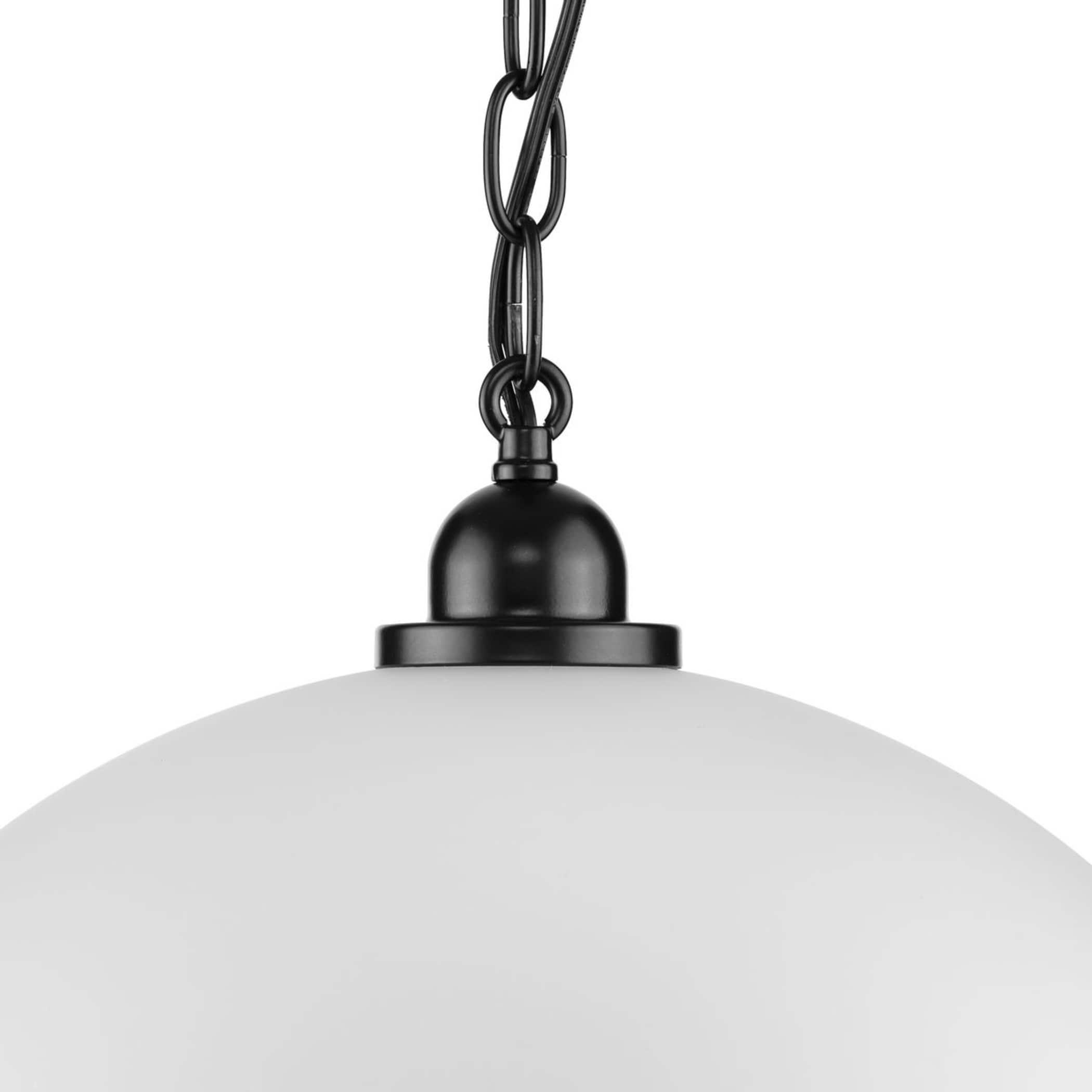 Progress Lighting P500149 Classic Dome Pendant 15" Wide Pendant - Black