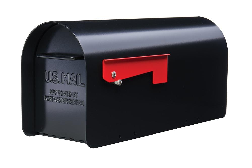 Architectural Mailboxes Ironside Post Mount Mailbox Black