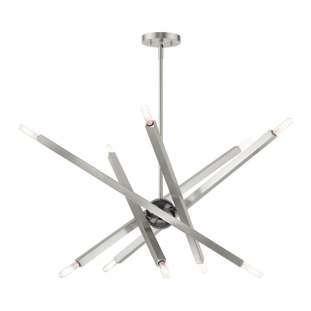 Livex Lighting - Moco - 10 Light Chandelier in Modern Style - 32 Inches wide by