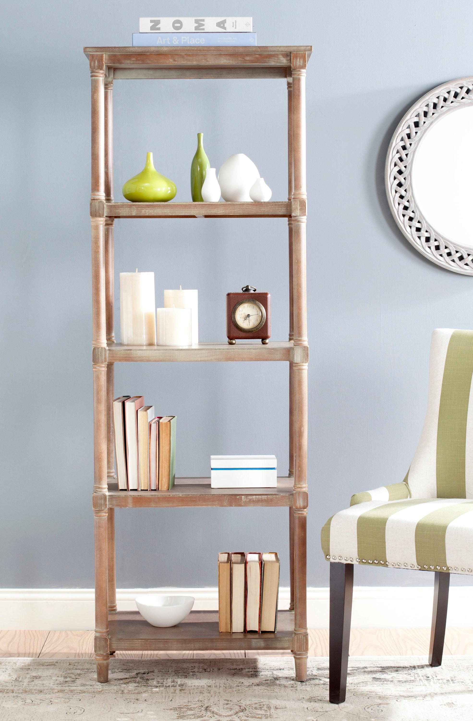 Odessa Bookcase - AMH5721 - Sepia - Safavieh Couture