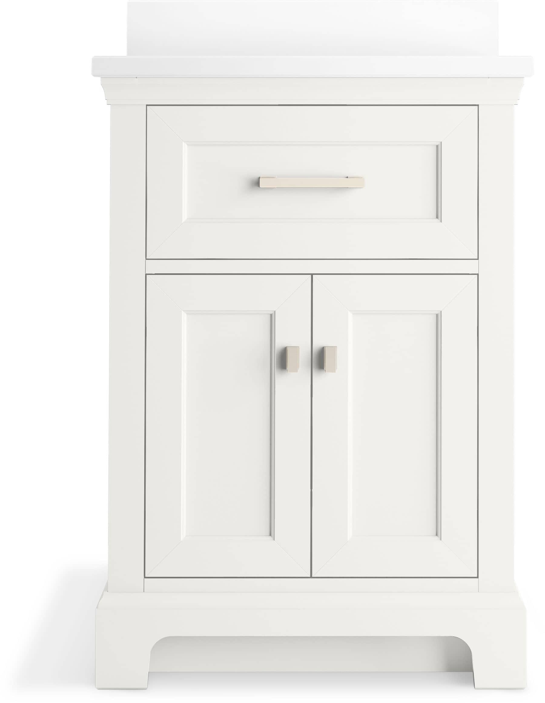 Charlemont 24 In. Bathroom Vanity Cabinet With Sink And Quartz Top