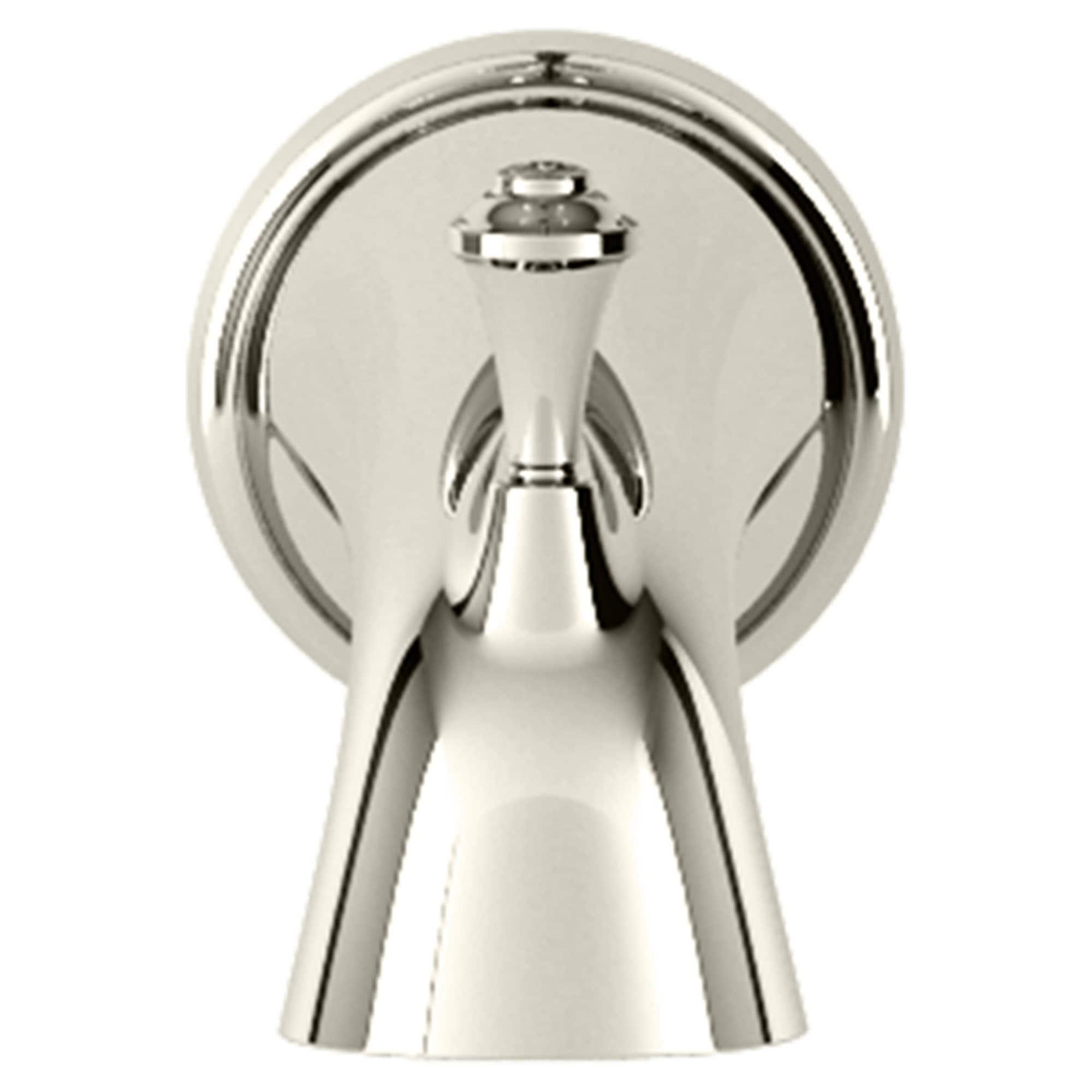 Polished Nickel Wall Mount Tub Spout with Diverter