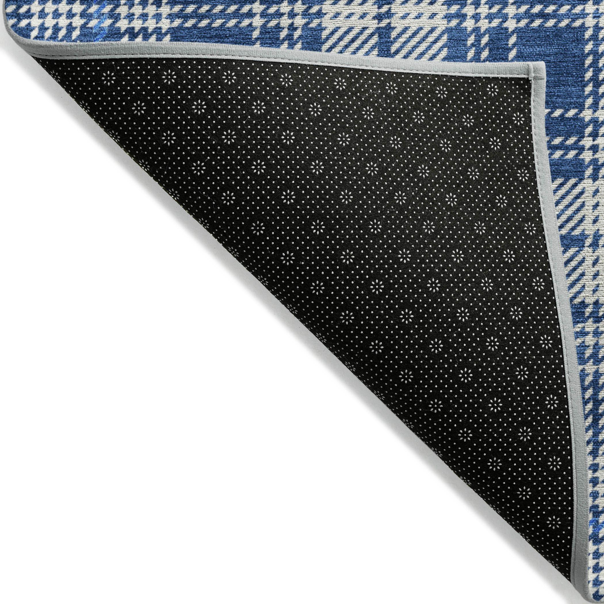 Machine Washable Indoor/Outdoor Chayden ACN993 Navy 10' x 14' Rug