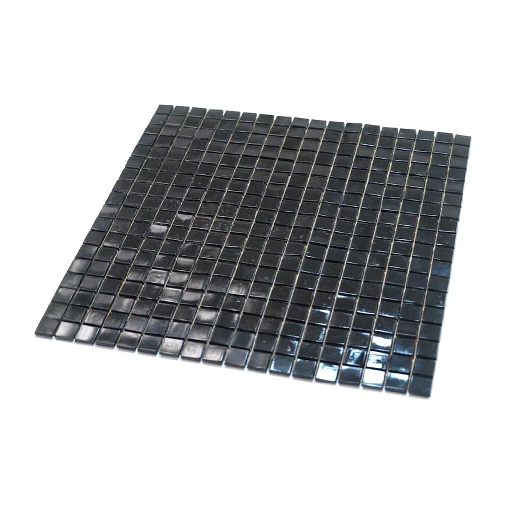 Skosh 0.6" x 0.6" Glass Grid Mosaic Wall & Floor Tile
