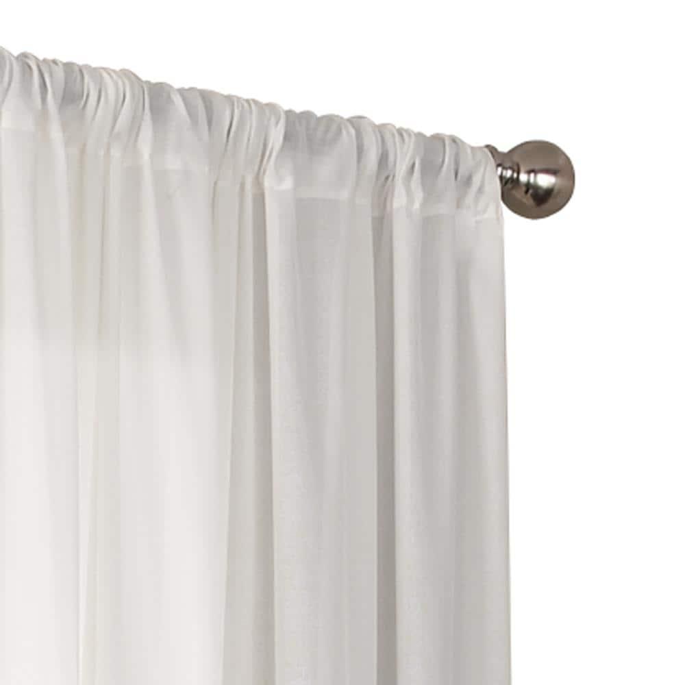 Eclipse Chelsea Polyester Sheer Curtain Single Panel