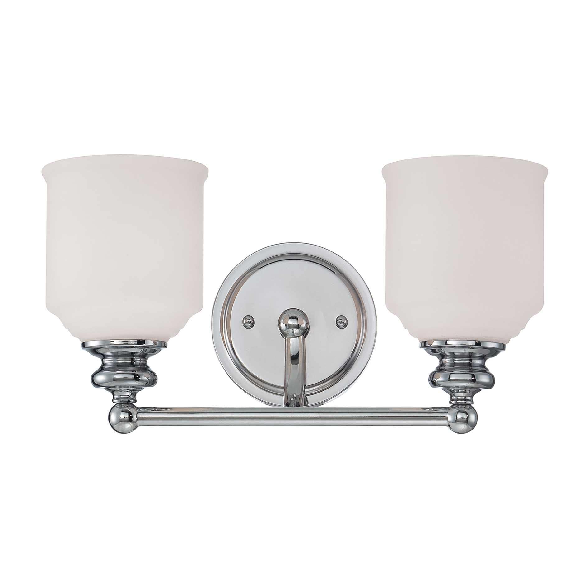 Savoy House Melrose 2 - Light Vanity in  Polished Chrome