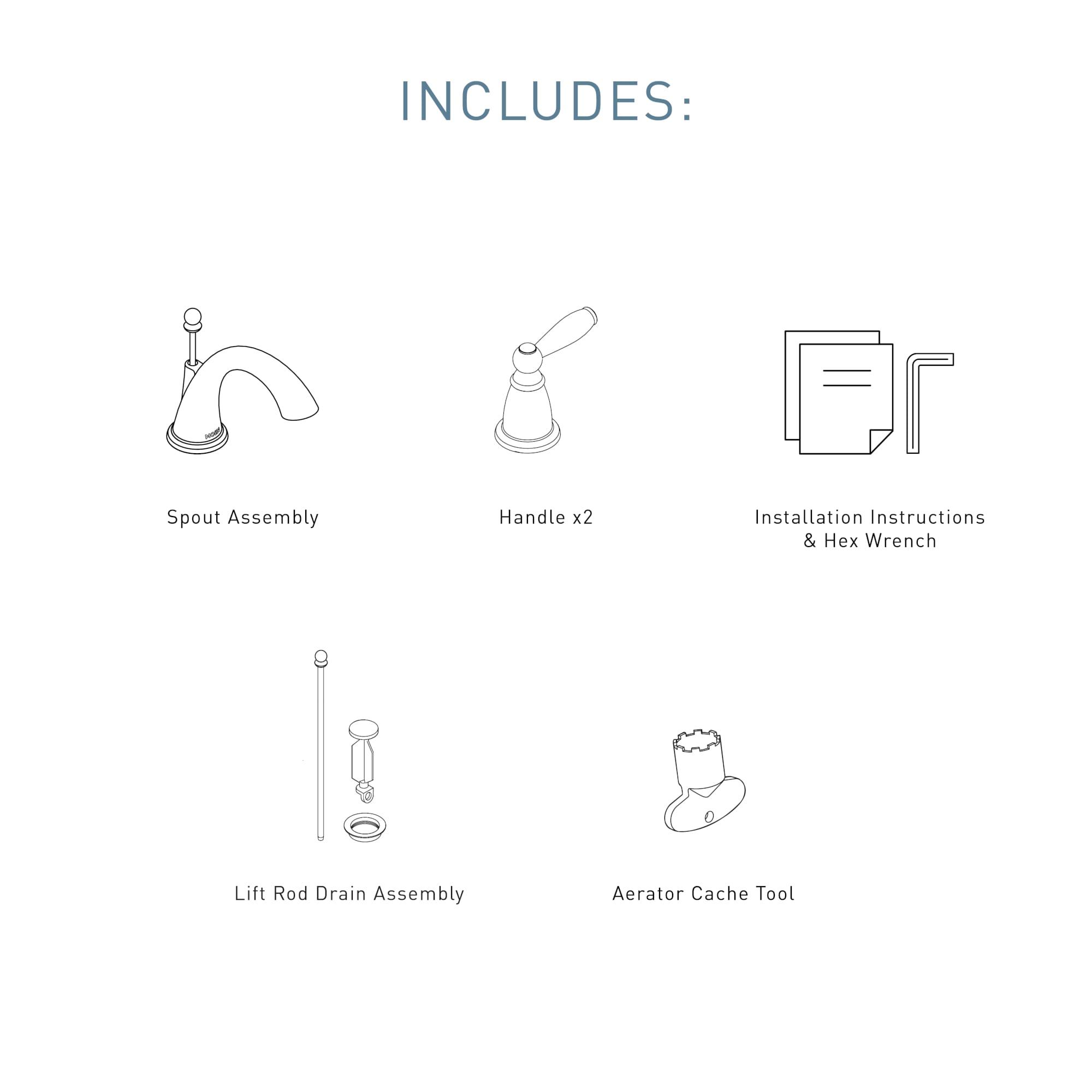 Moen Brantford Widespread Bathroom Faucet