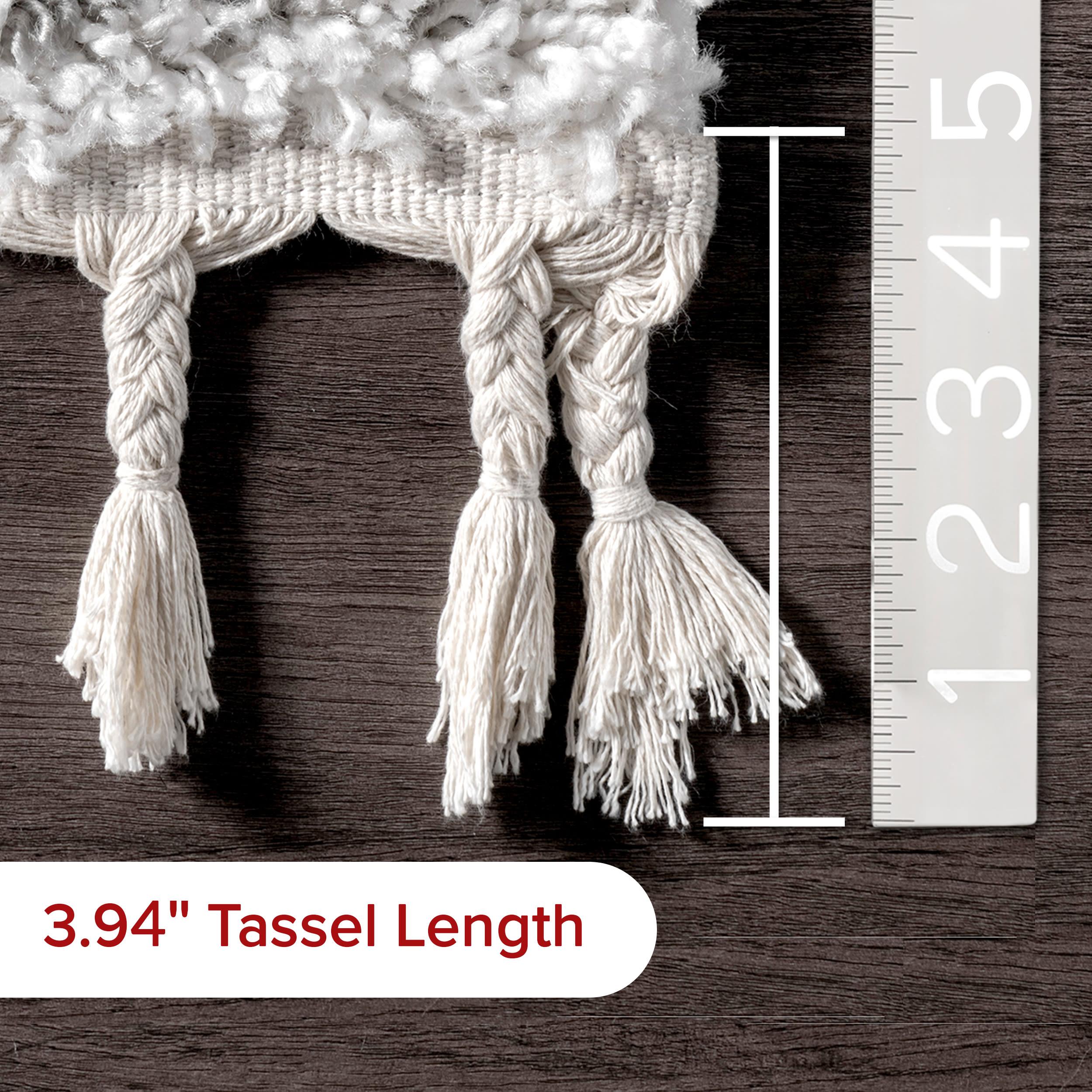 nuLOOM Bria Moroccan Diamond Tassel Area Rug