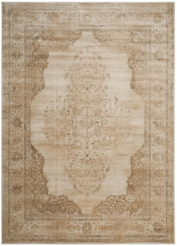 Vintage VTG122 Power Loomed Indoor Area Rug - Creme - 6'7"x9'2" - Safavieh.
