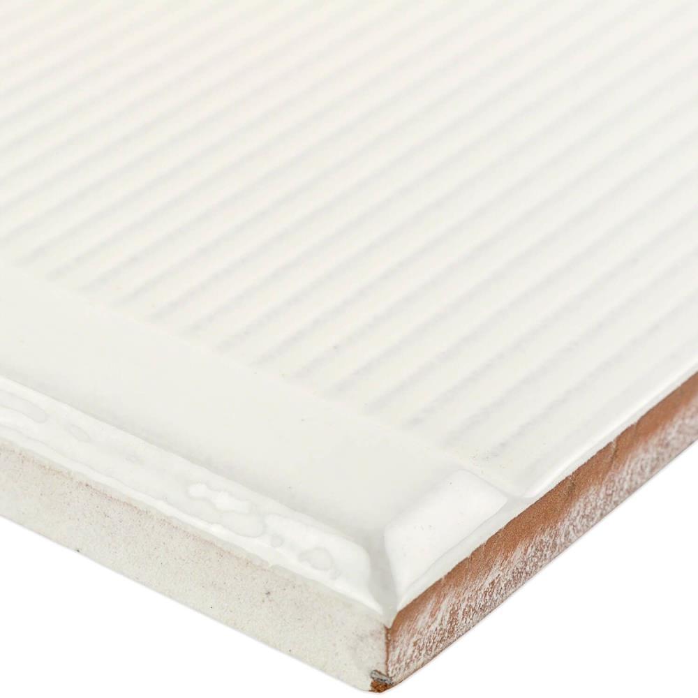 Index 4" x 8" Polished Ceramic Subway Wall Tile (10.76 Sq. Ft. / Case)