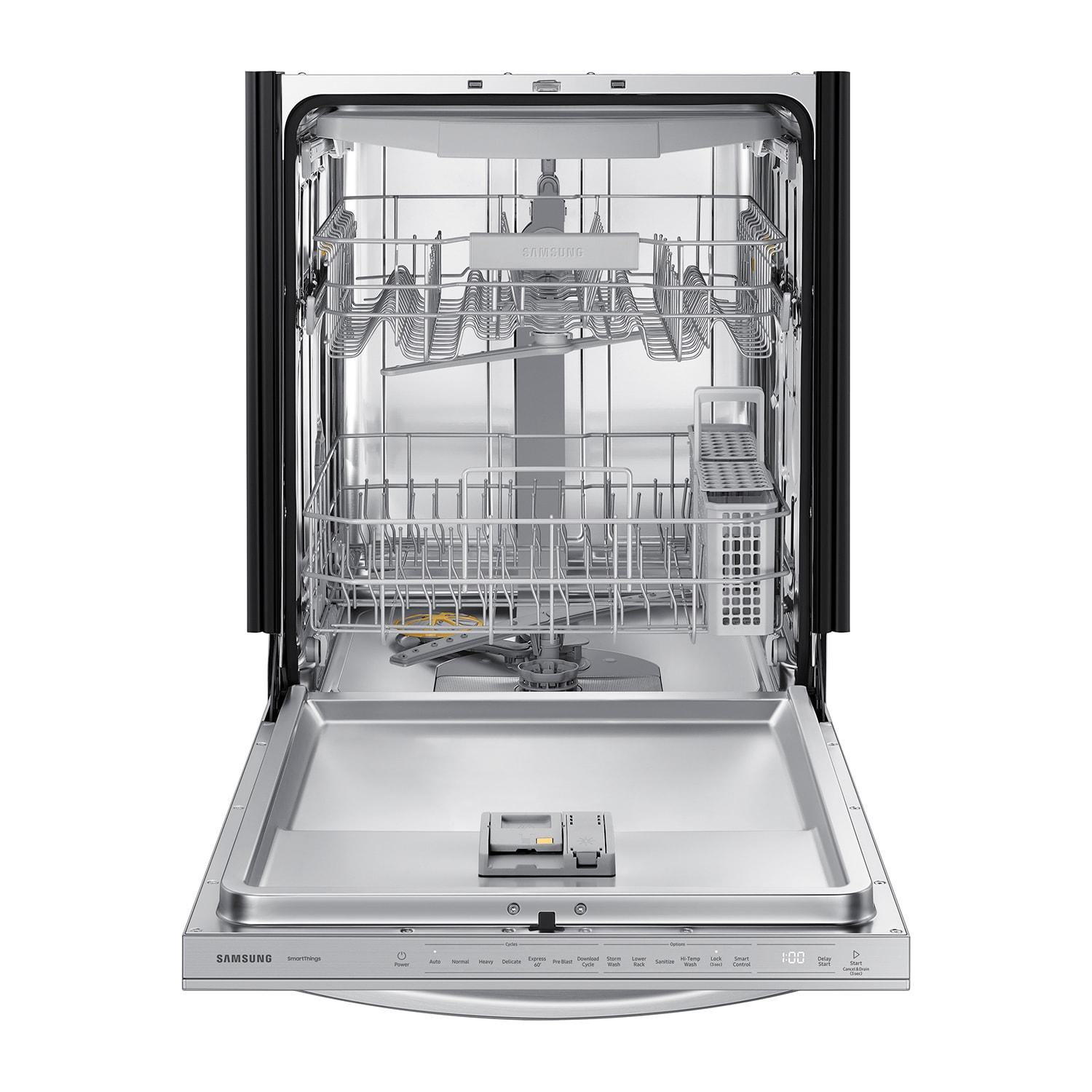 Samsung 24" 46 dBA ENERGY STAR Certified Smart Built-in Top Control Dishwasher with Adjustable Rack