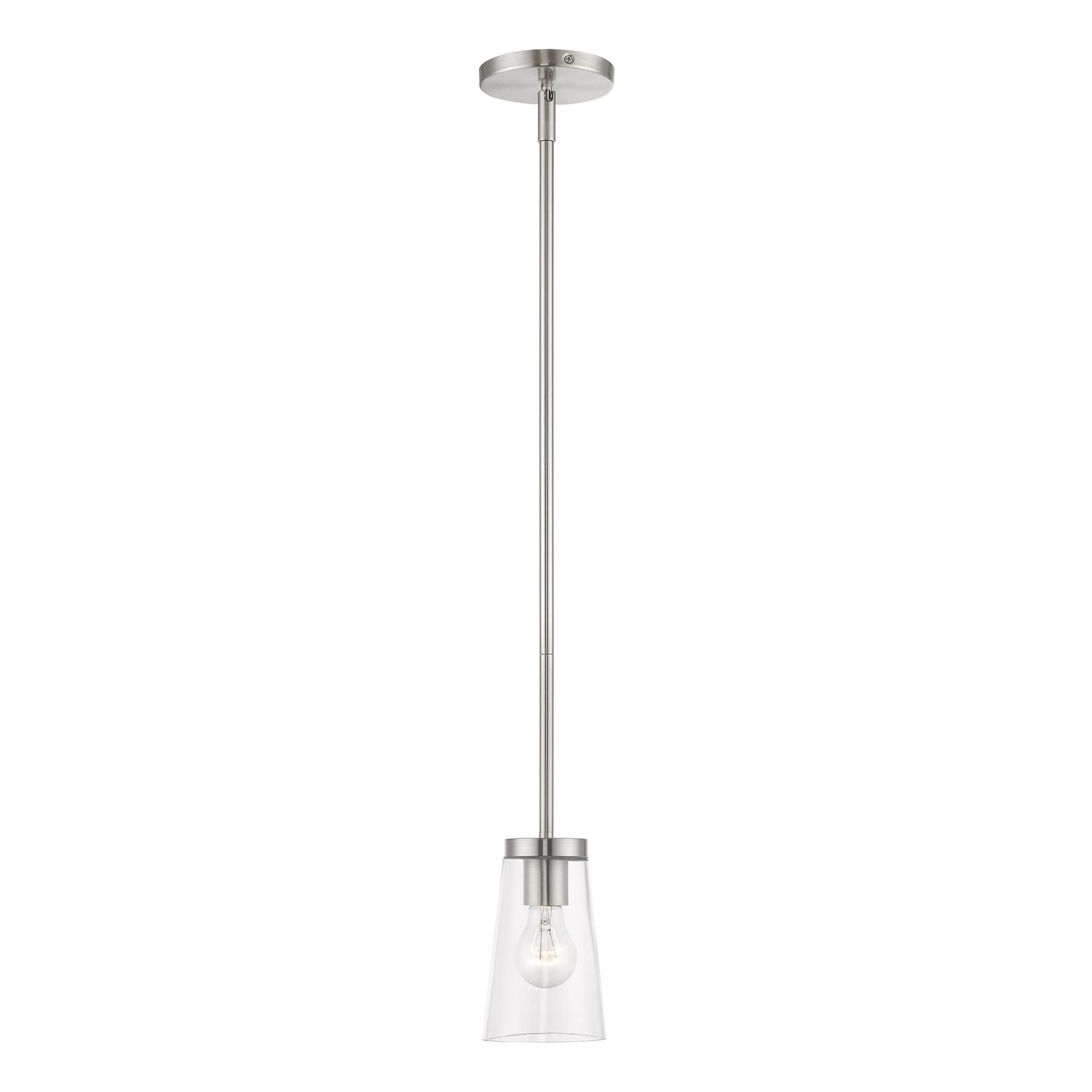 Livex Lighting Cityview 1 - Light Pendant in  Brushed Nickel