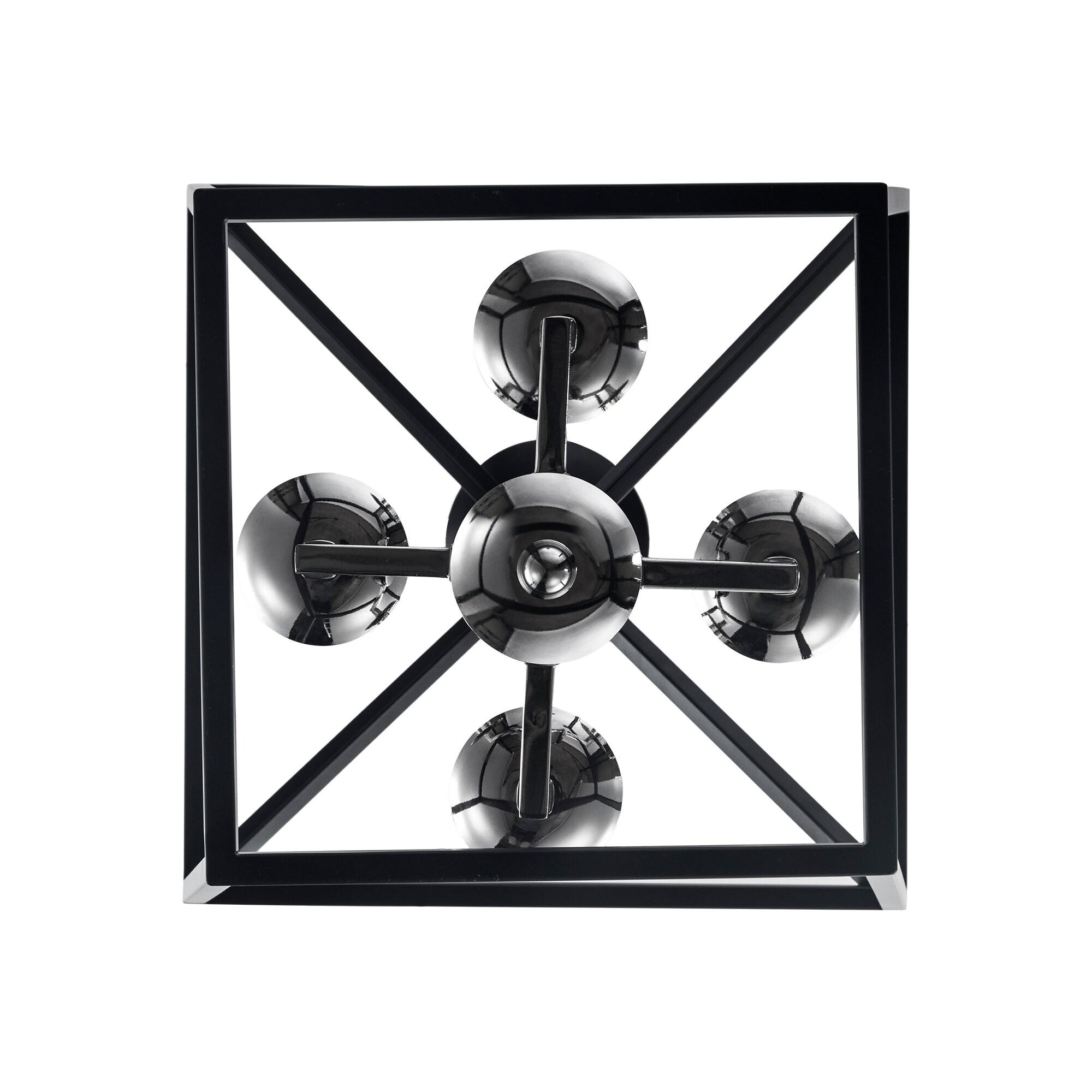 Trans Globe Lighting 10264 Lacey 4 Light 12" Wide Pendant - Black