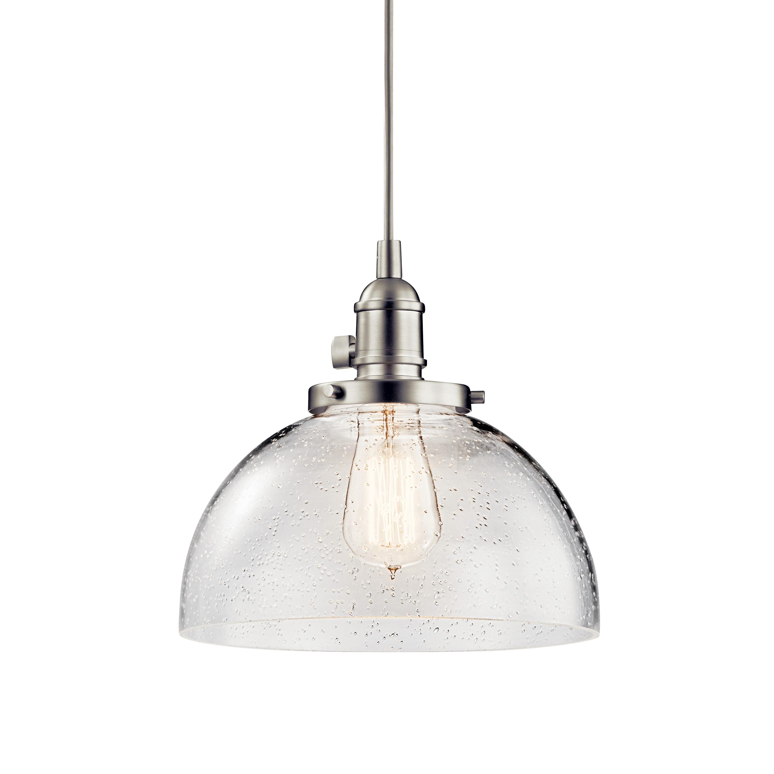 Kichler Lighting Avery 1 - Light Pendant in  Brushed Nickel