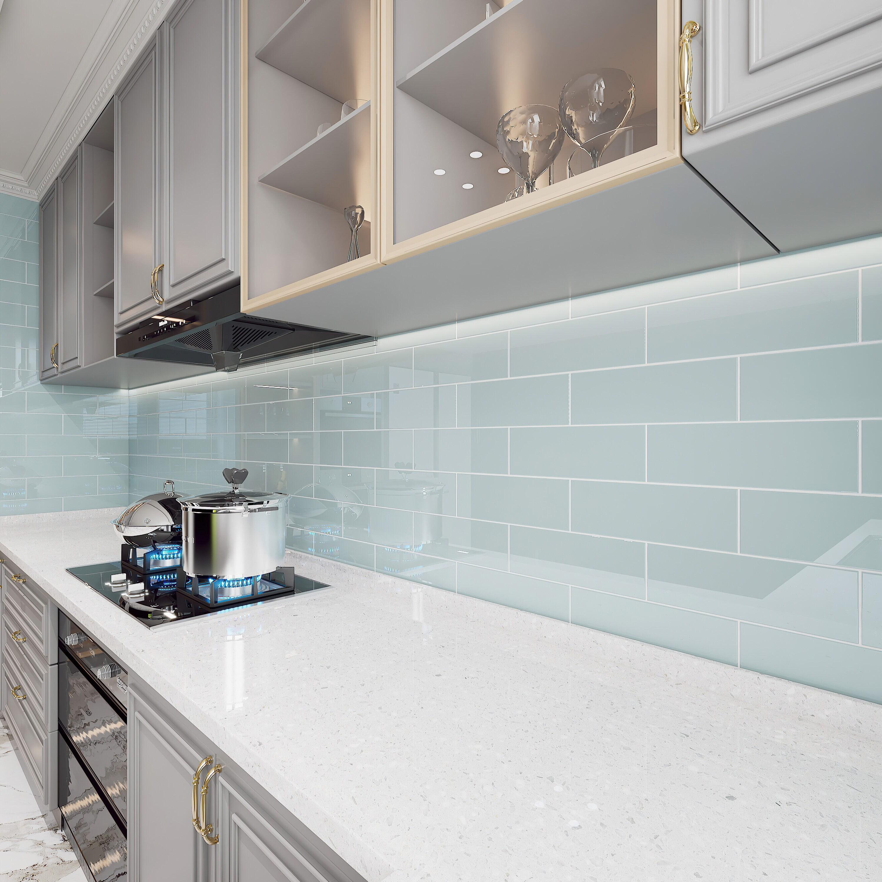 Glass Subway 4" x 12" Wall Tile