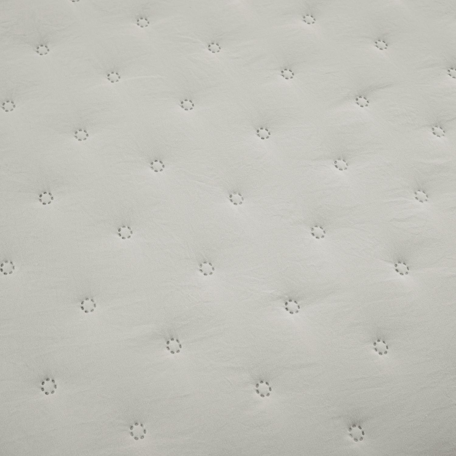 Lush Decor Reyna Ruffle Microfiber Reversible 3 Piece Quilt Set (Set of 3)