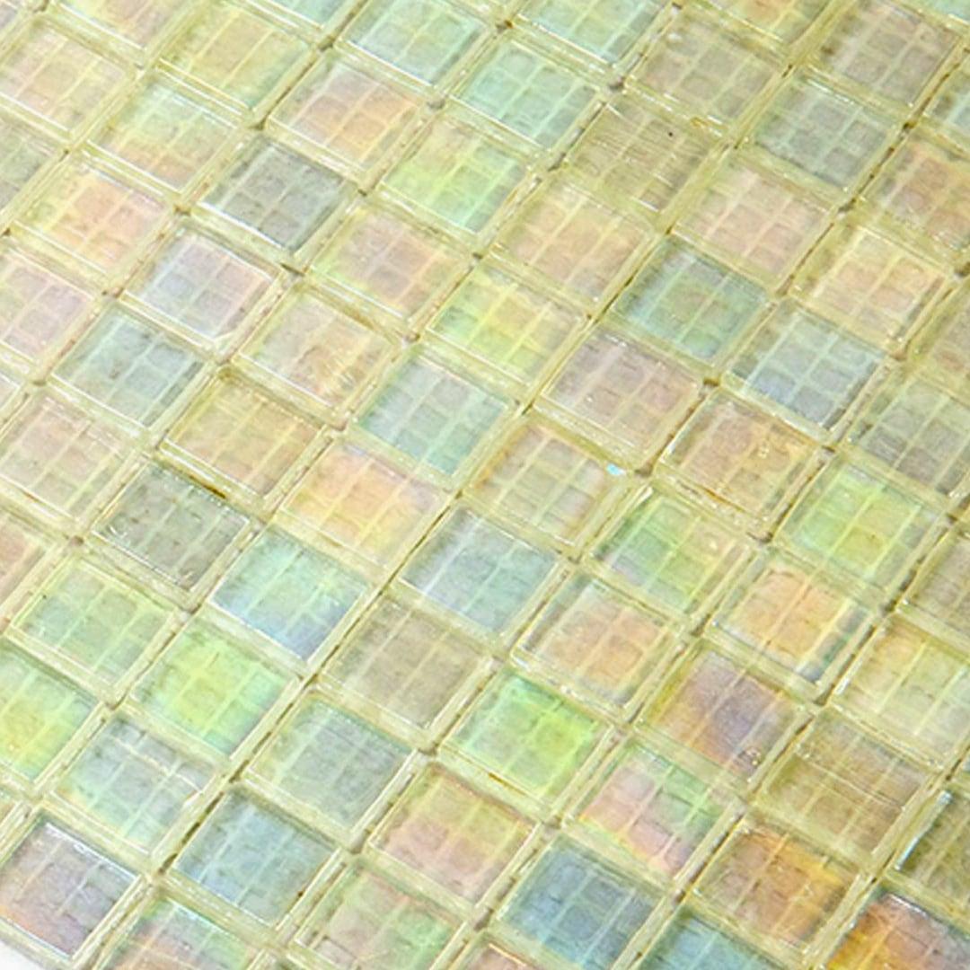 Skosh 0.6" x 0.6" Glass Grid Mosaic Wall & Floor Tile