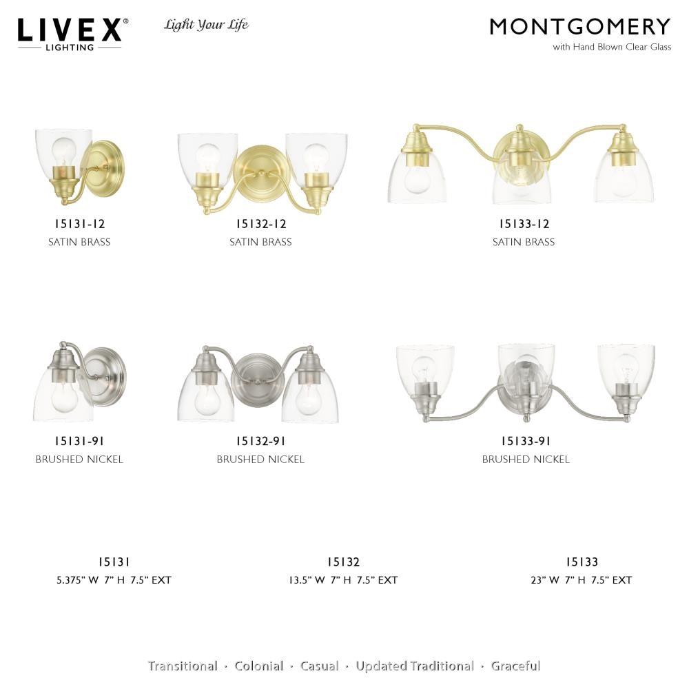 Livex Lighting Montgomery 5 - Light Chandelier in  Brushed Nickel