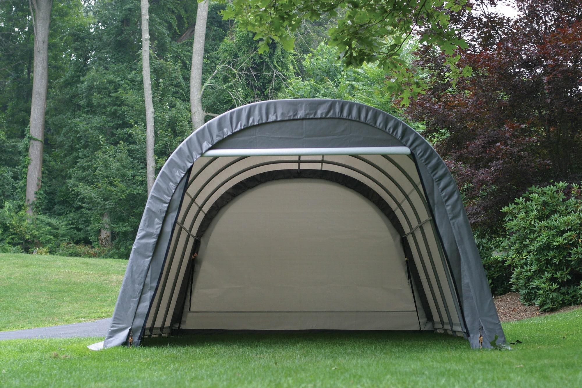 Round Style Shelter, Green Cover