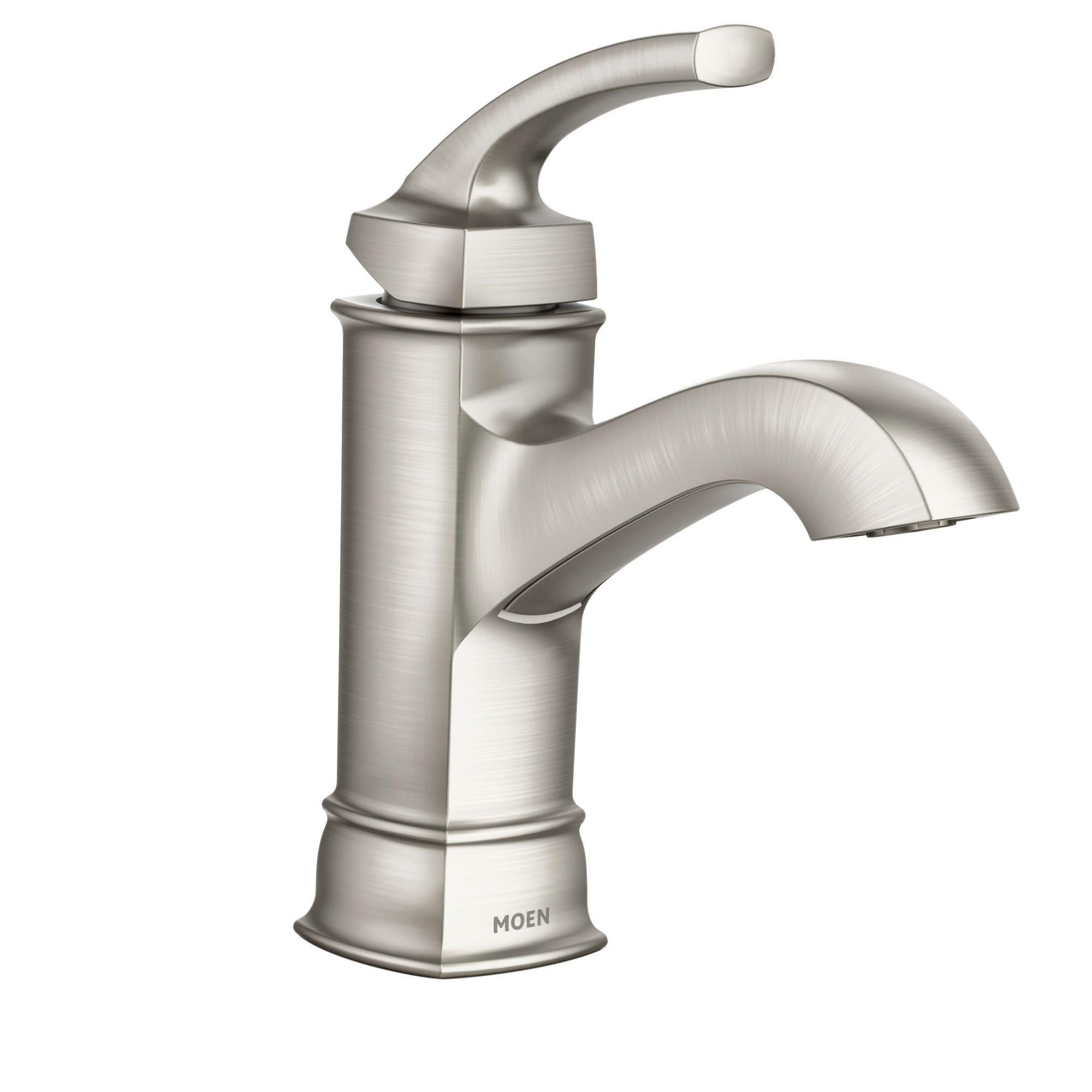 Hensley Brushed Nickel Single Handle Bathroom Faucet