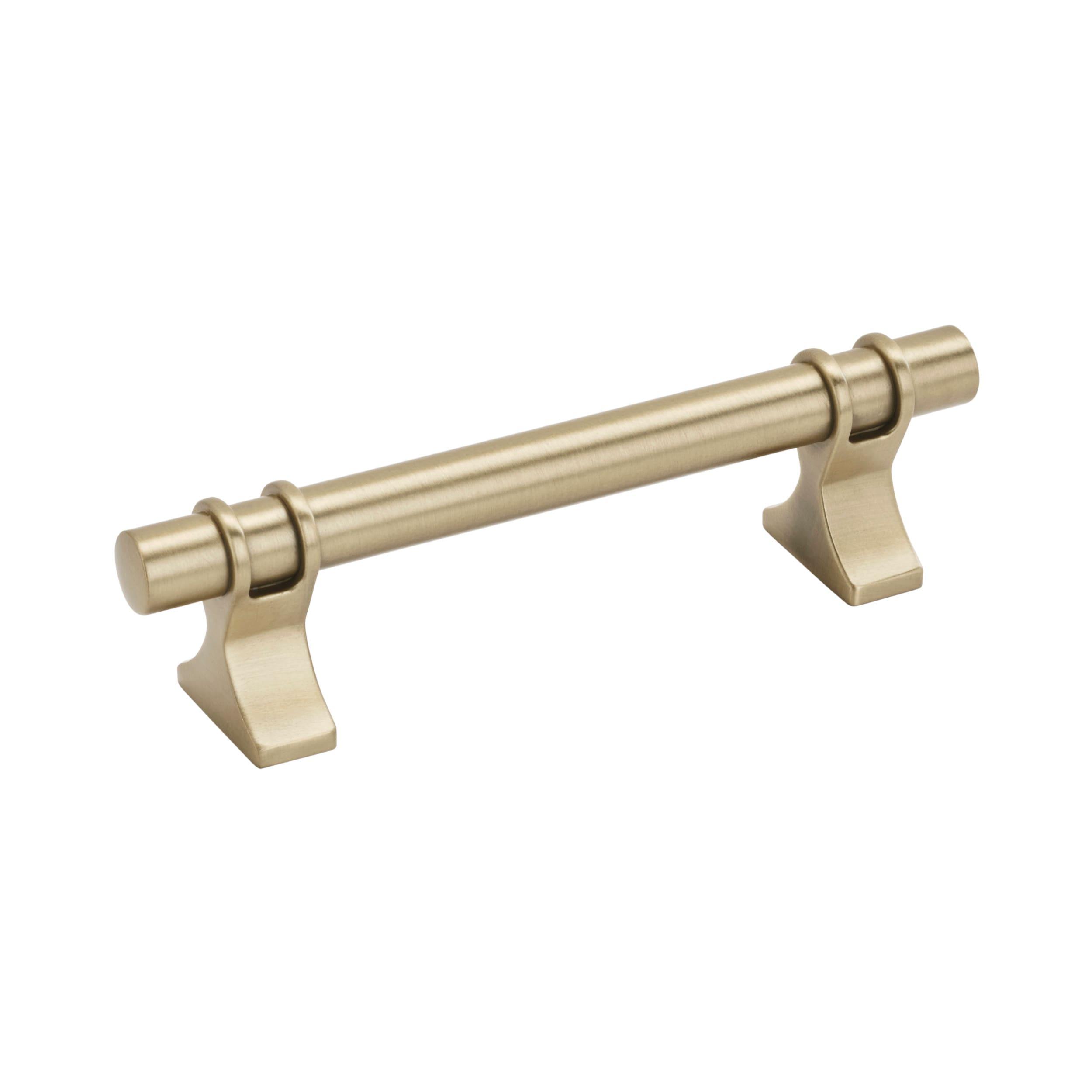 Amerock Davenport 3-3/4 inch (96mm) Center-to-Center Golden Champagne Cabinet Pull