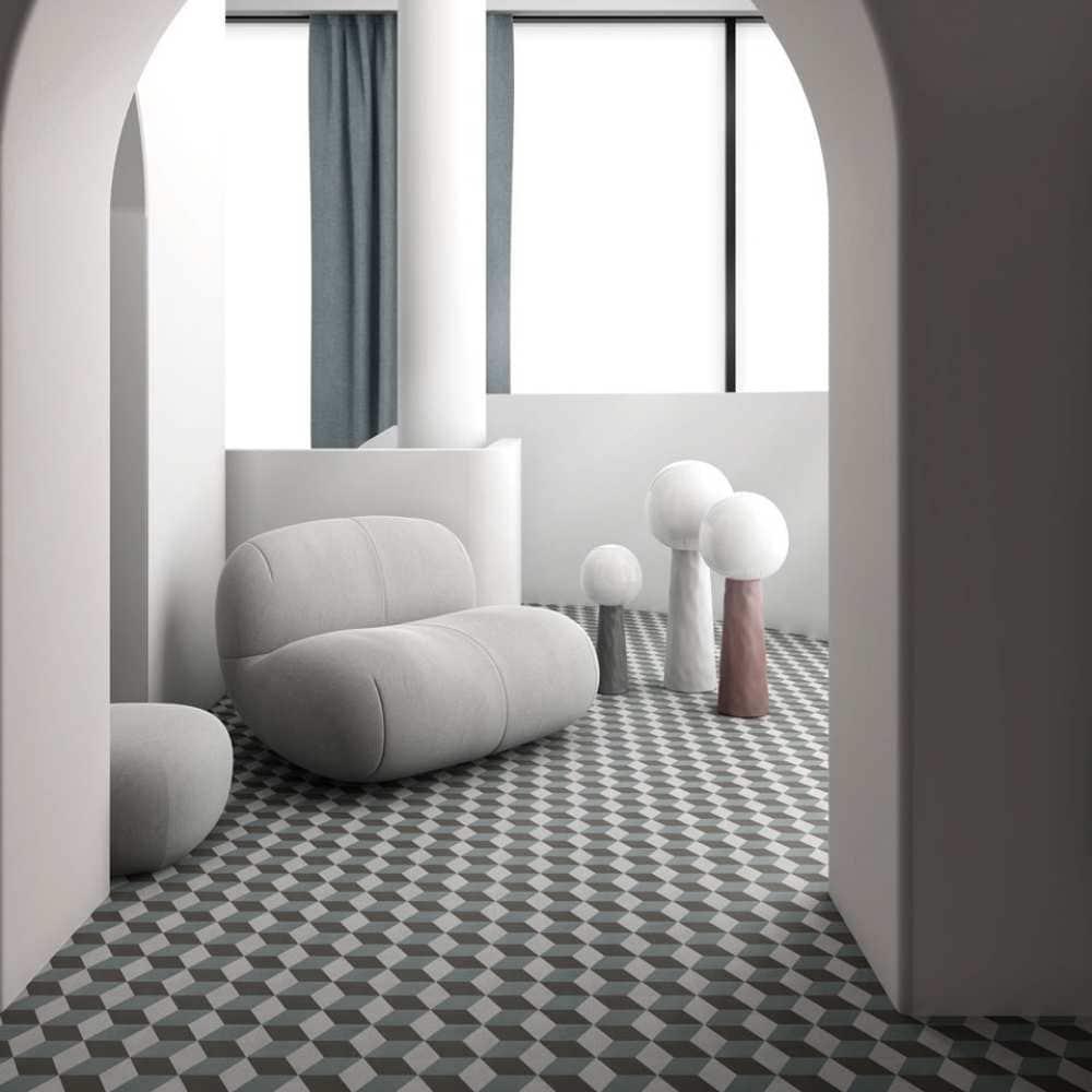 Prism 9" x 9" Porcelain Patterned Singular Wall Floor Use Tile