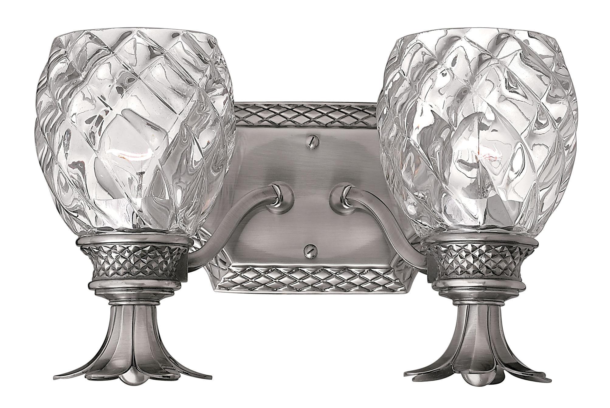 Hinkley Lighting Plantation 2 - Light Vanity in  Polished Antique Nickel