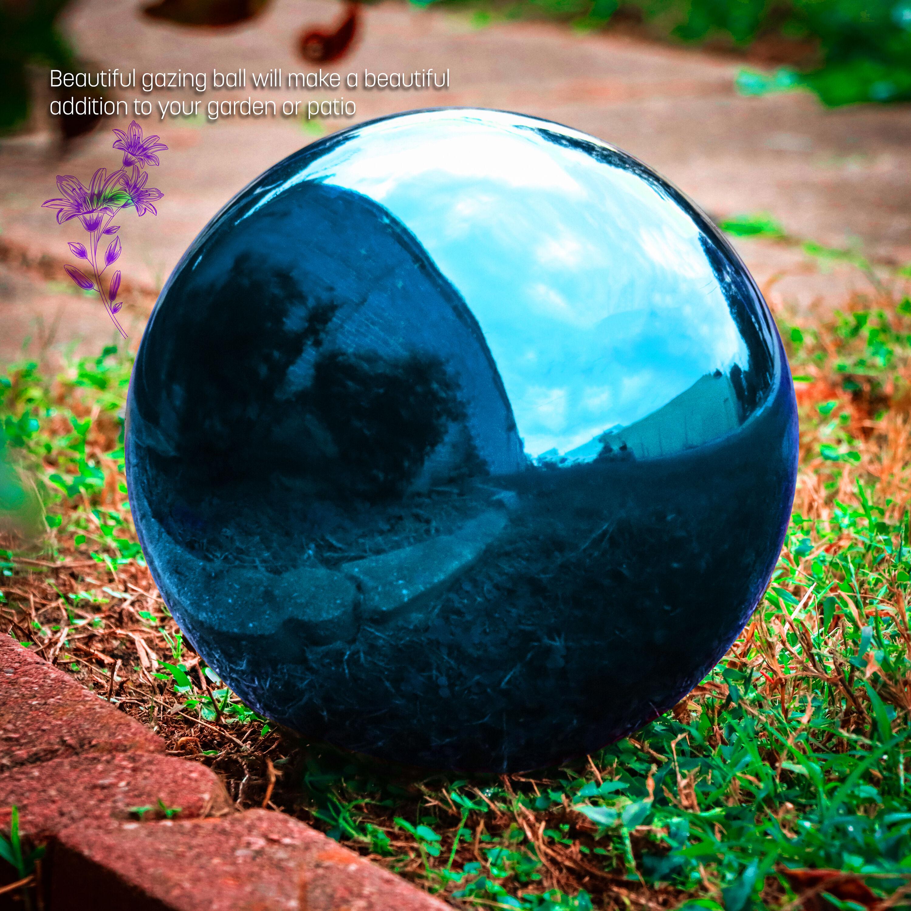 The Holiday Aisle® Champlain Metal Abstract Gazing Ball