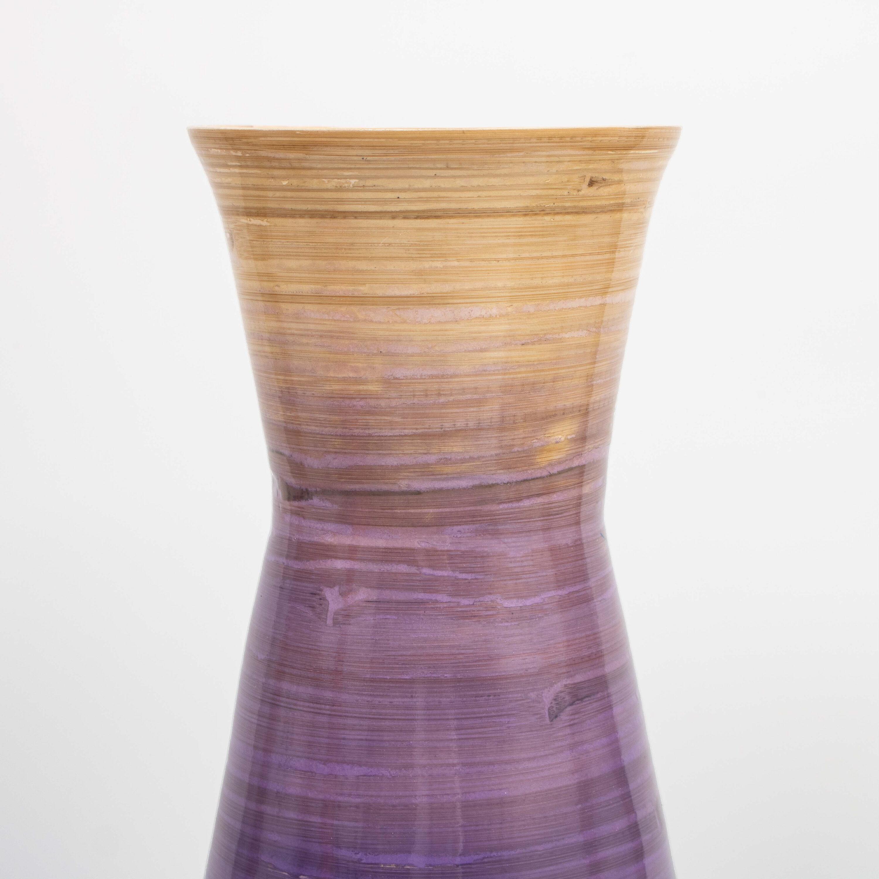 Uniquewise Handmade Wood Floor Vase