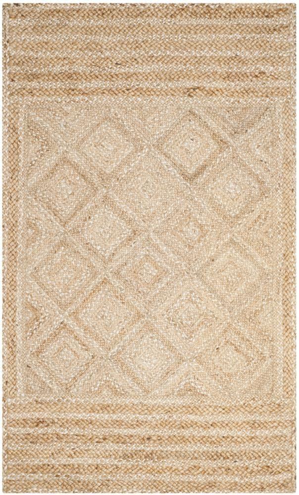 Natural Fiber NF925 Hand Woven Indoor Area Rug - Natural - 5'x8' - Safavieh.