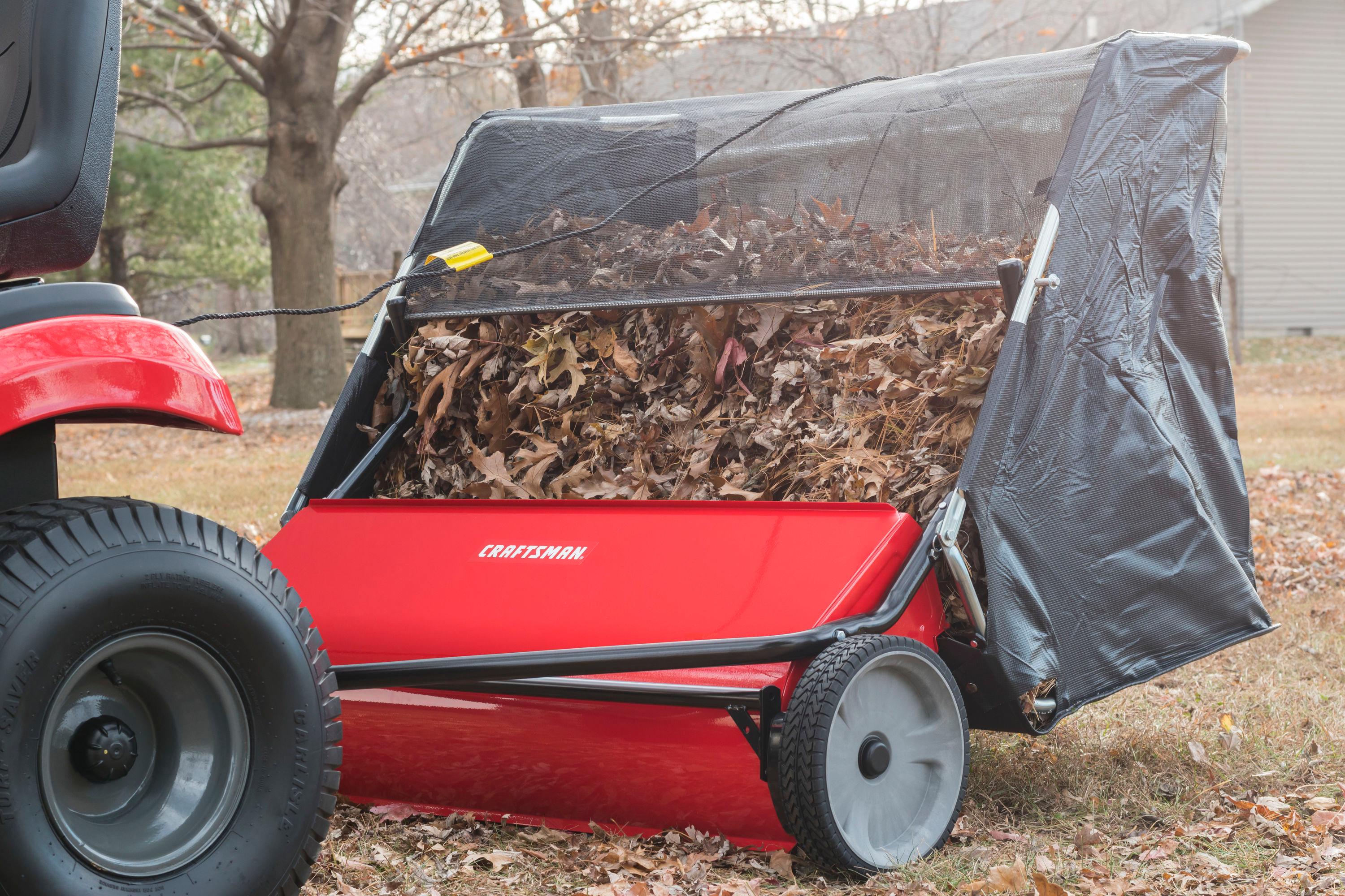 Craftsman Red 42-Inch High-Speed Tow Lawn Sweeper