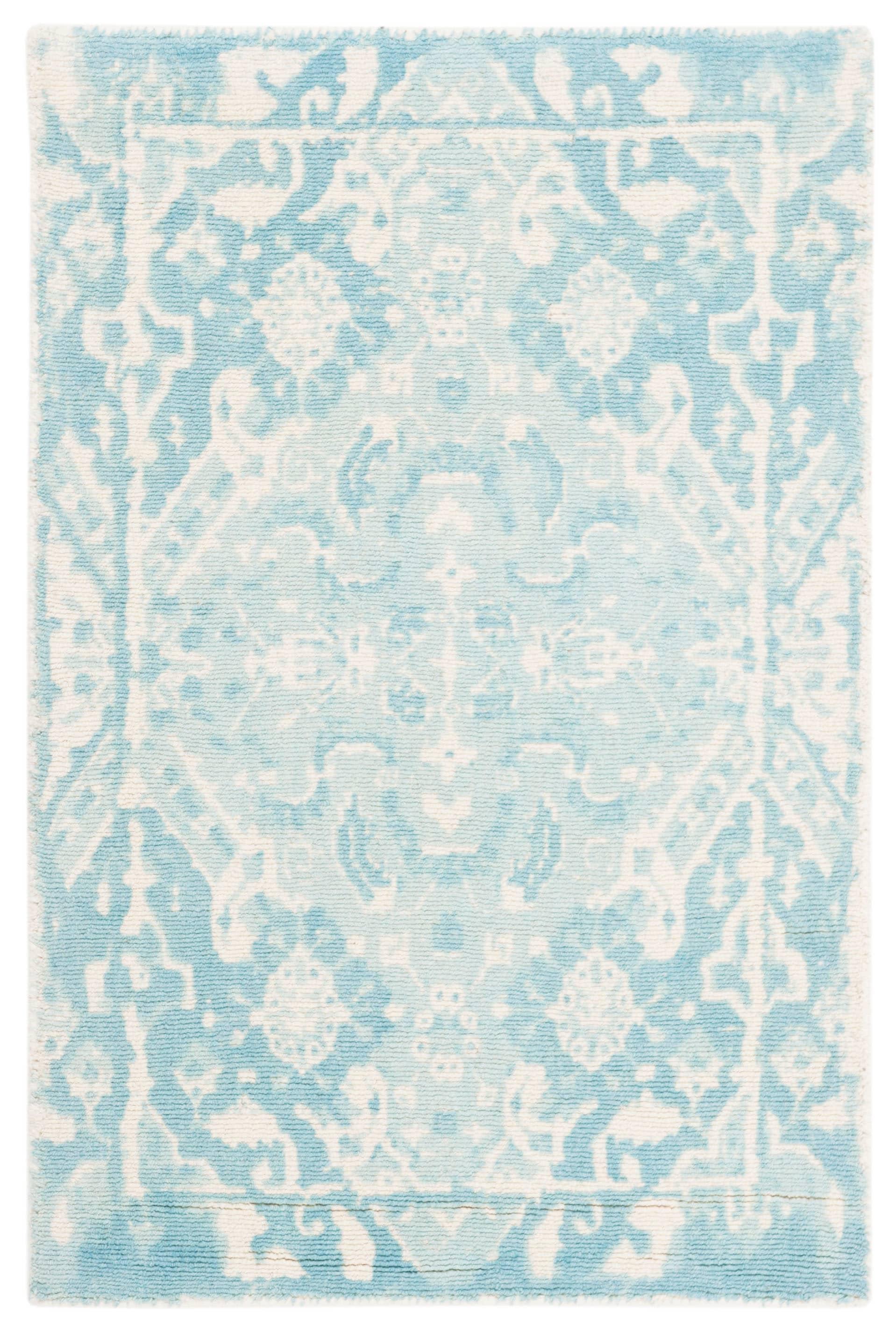Restoration Vintage Hand Tufted Wool Oriental Rug