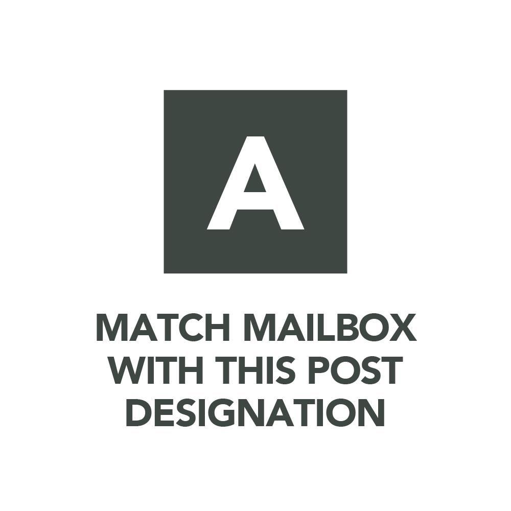 Architectural Mailboxes Ironside Post Mount Mailbox Black