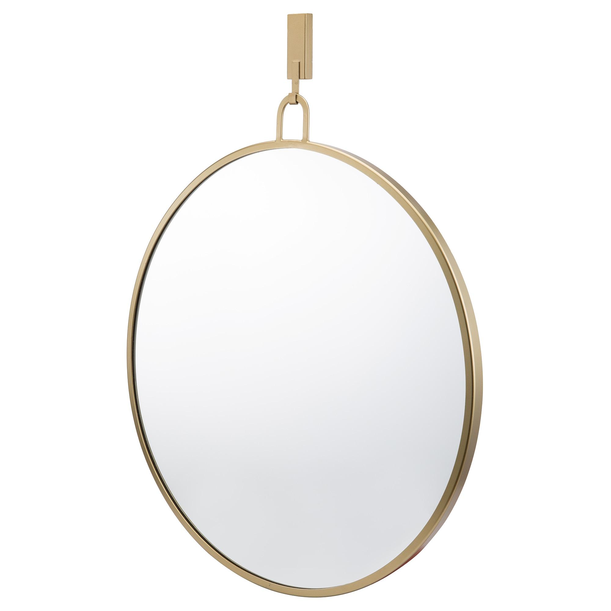 Varaluz Stopwatch 30-in Round Accent Mirror - Gold