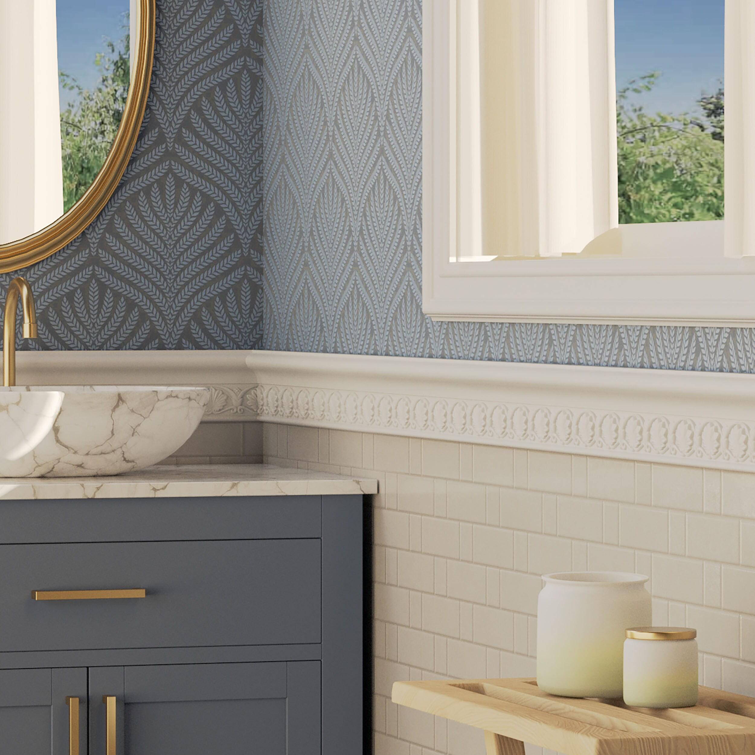 Ekena Millwork Emily 4'' H x 96'' W x 1.375'' D Urethane Chair Rail