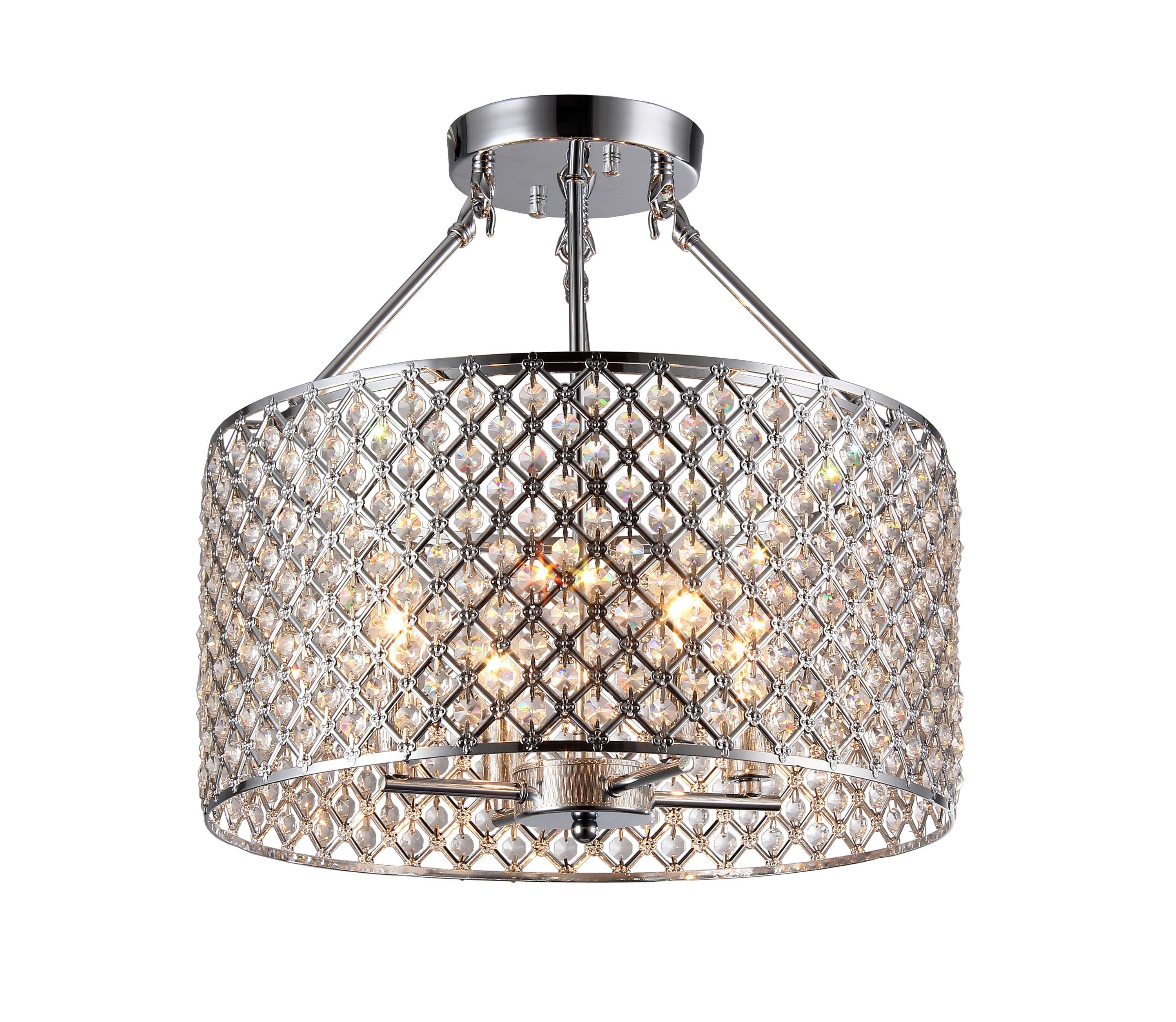 Kirsten Crystal Semi-Flush Mount