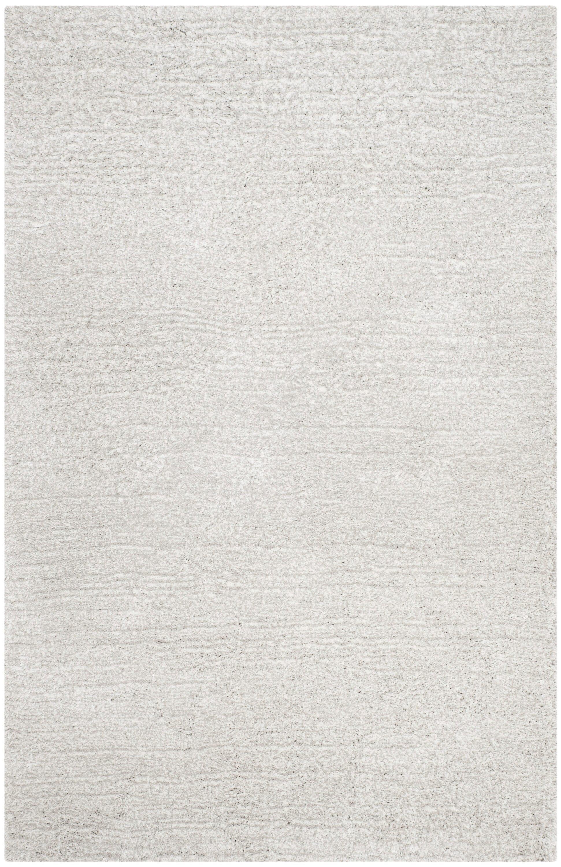 Ultimate Shag SGU211 Hand Tufted Indoor Area Rug - Silver/Ivory - 5'x8' - Safavieh.