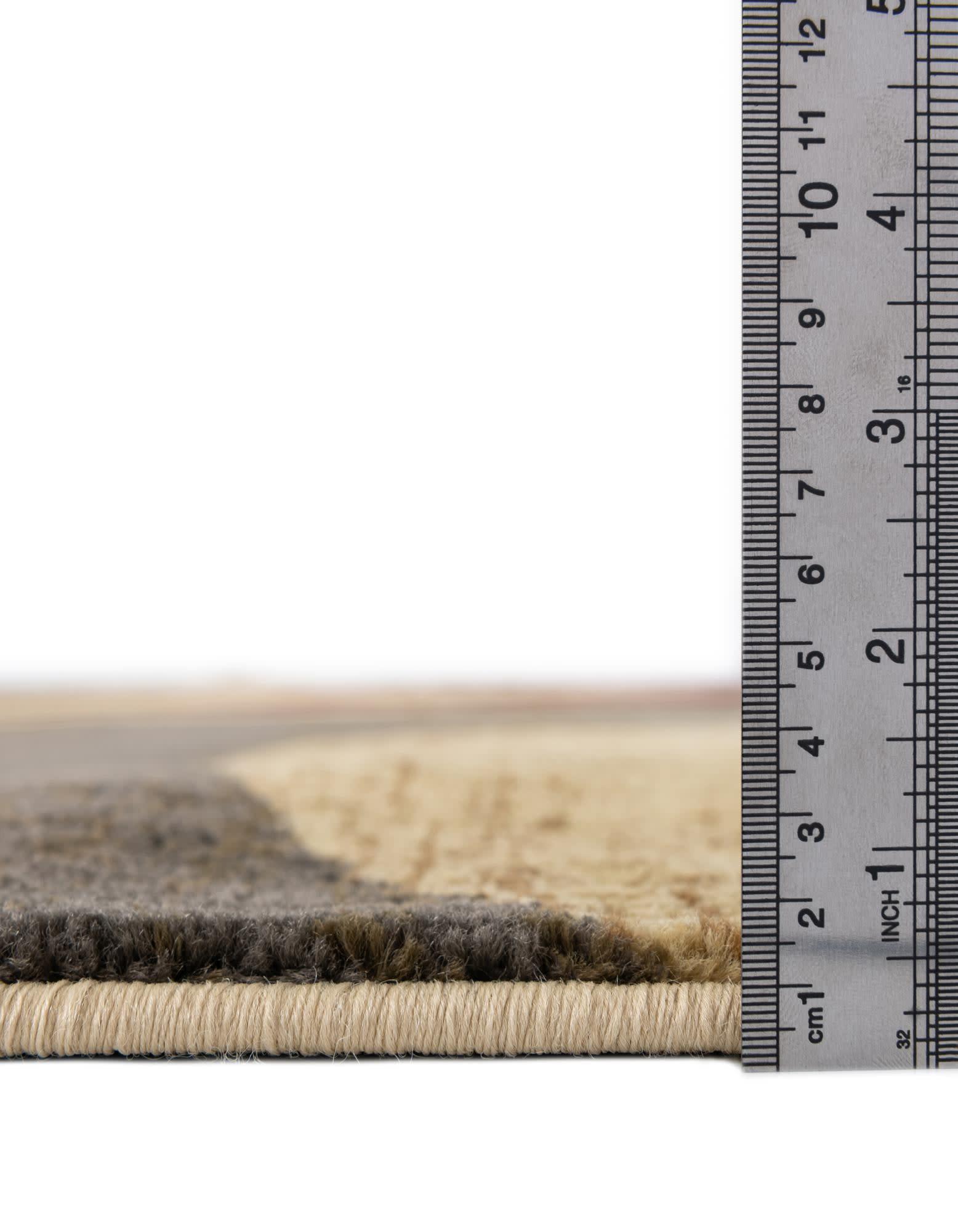 Unique Loom Ivetta Abstract Beige Area Rug