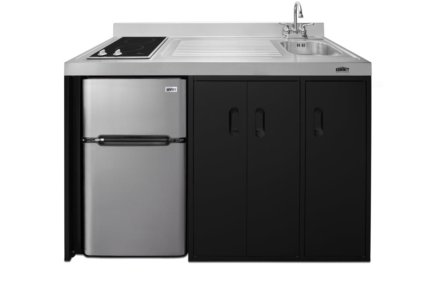 Summit Ck54sinkr 54 Inches Wide Kitchenette - Stainless Steel