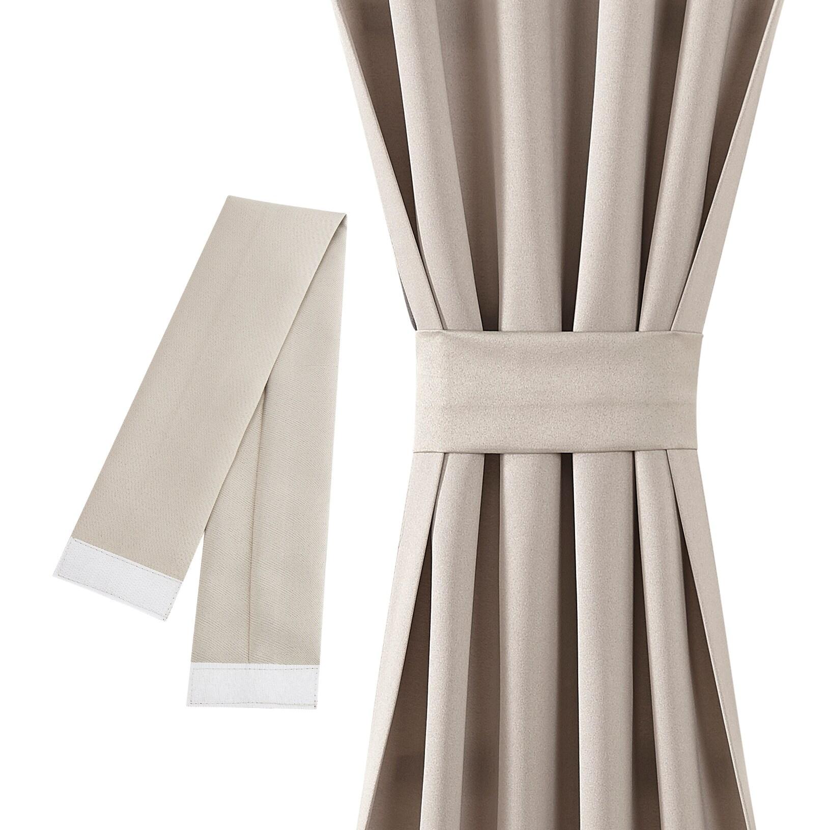 54"x72" Sun Zero Room Darkening Seymour Rod Pocket Door Curtain Panel Stone: Energy Efficient, Noise Reduction, Thermal Insulated