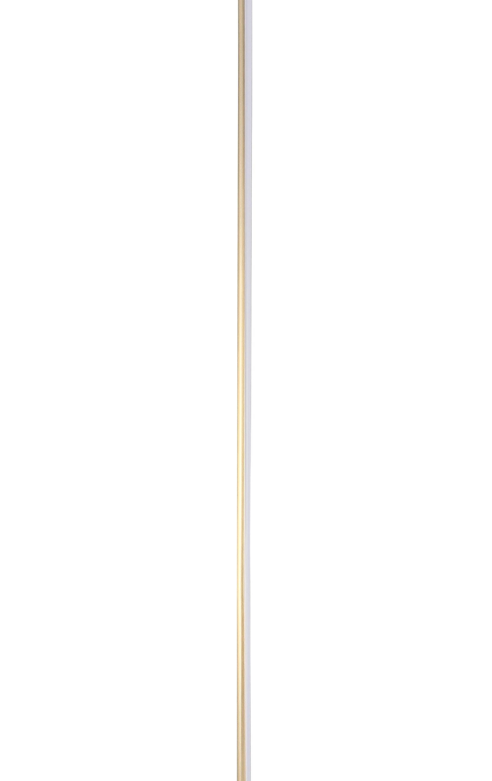 JONATHAN Y Iris 59.5" LED Integrated Floor Lamp, Gold, JYL7007B