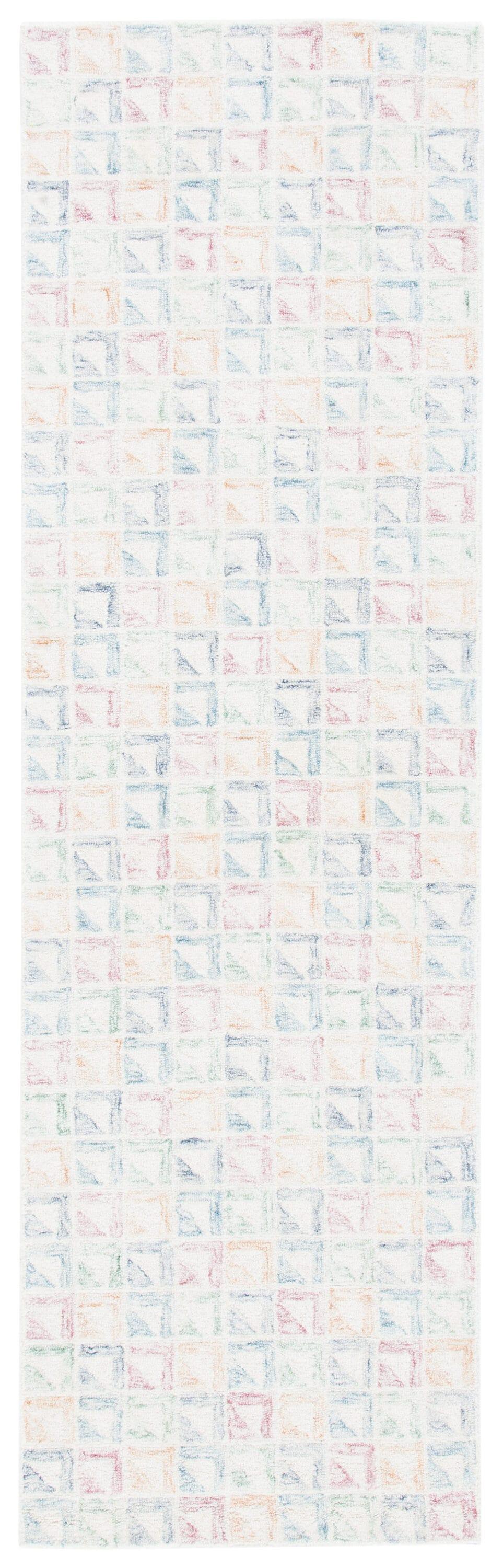 Rodeo Drive RD102 Hand Tufted Runner Rug - Ivory/Blue - 2'3"x8' - Safavieh.