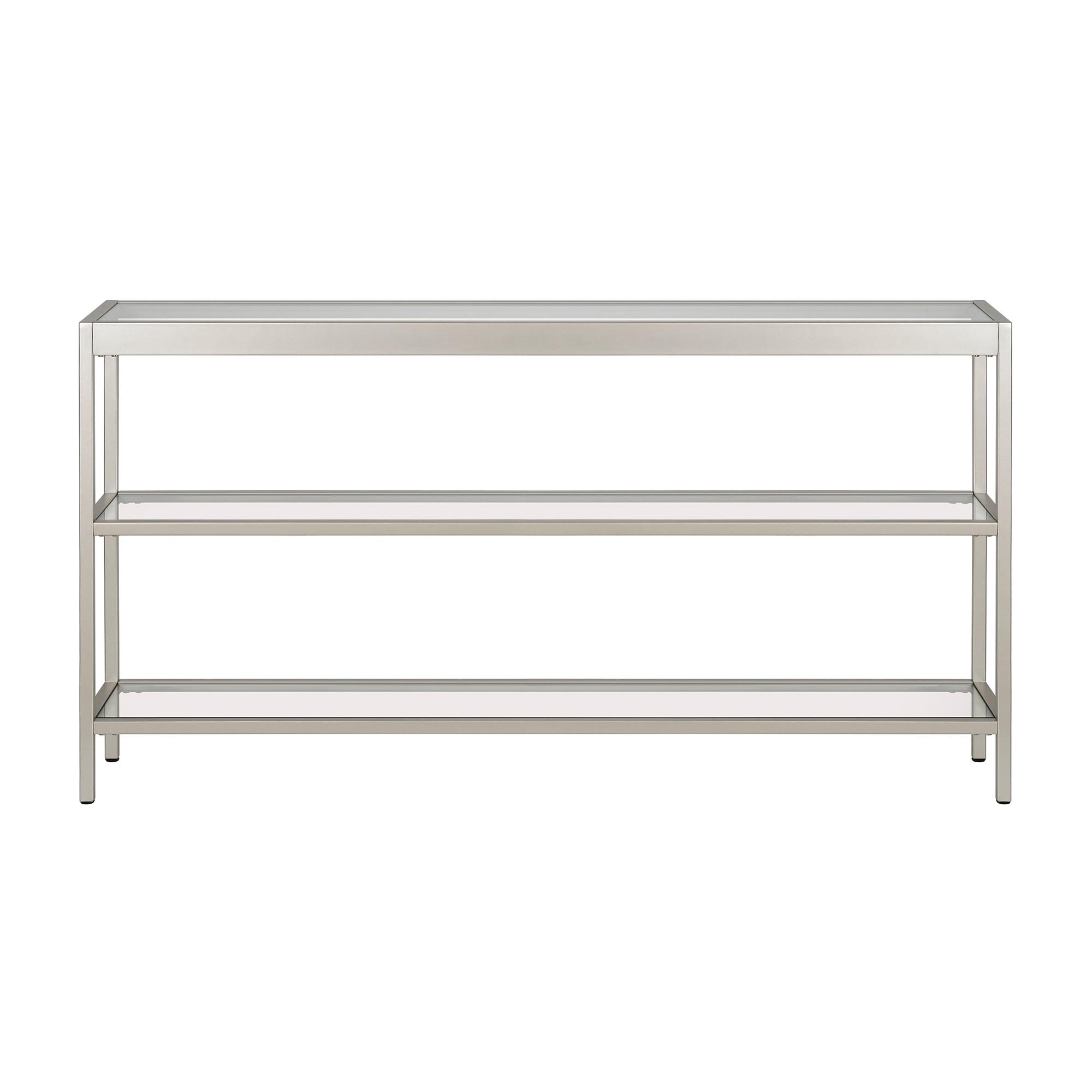 Metal Console Table in Gray - Henn&Hart