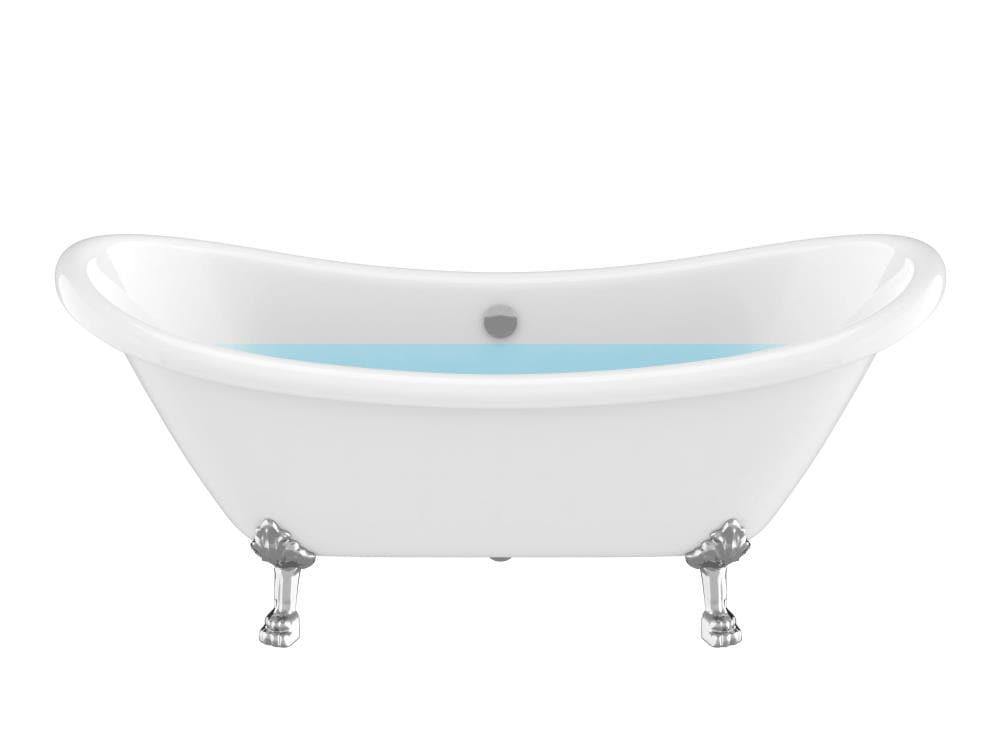 Belissima Series 69.29'' x 28.35'' Freestanding Soaking Acrylic Bathtub